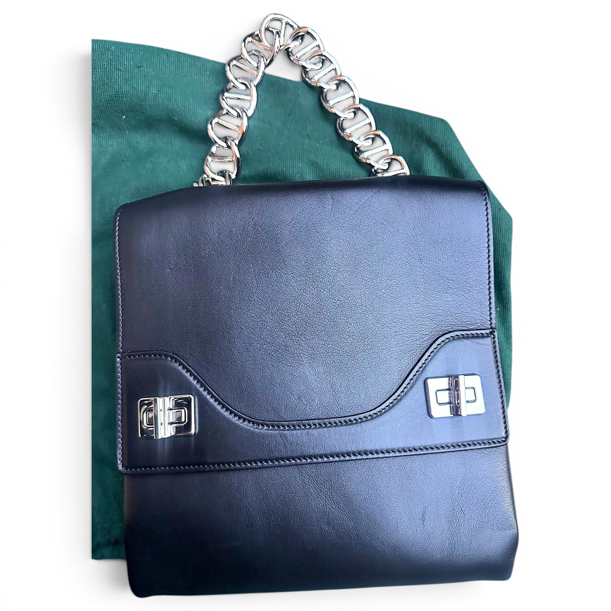 Leather handbag