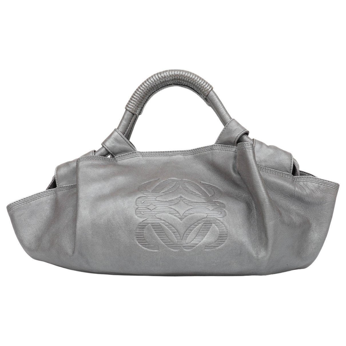 Anagram leather handbag