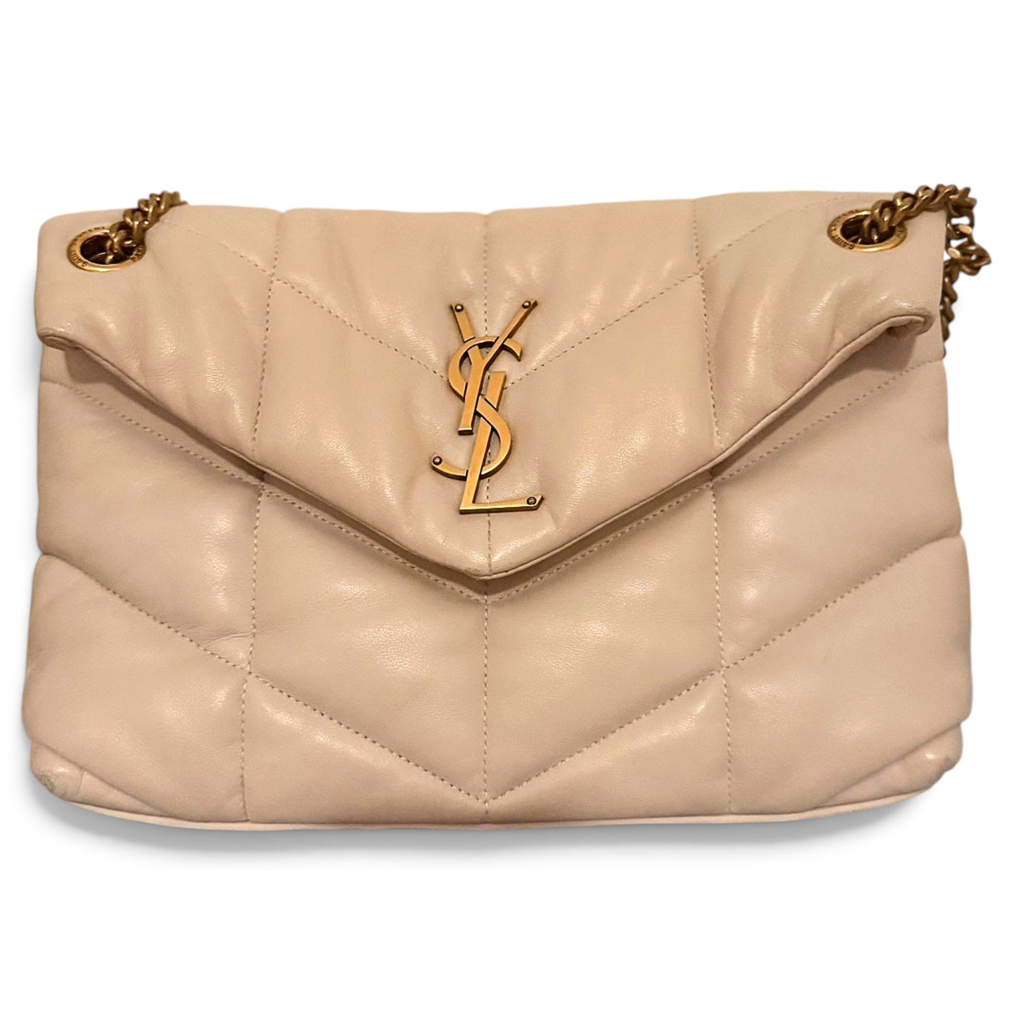 Loulou Puffer leather crossbody bag