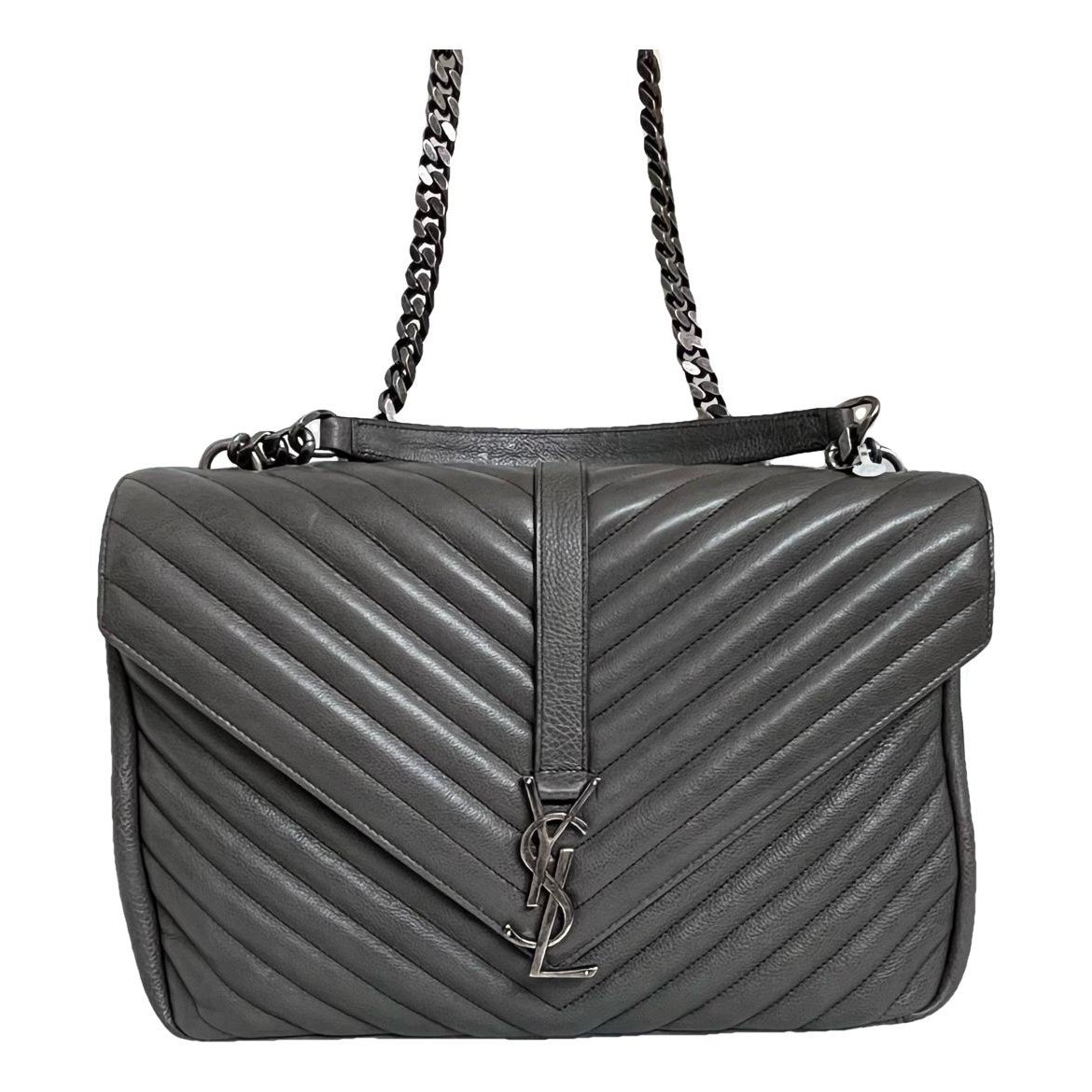 Collége monogramme leather handbag