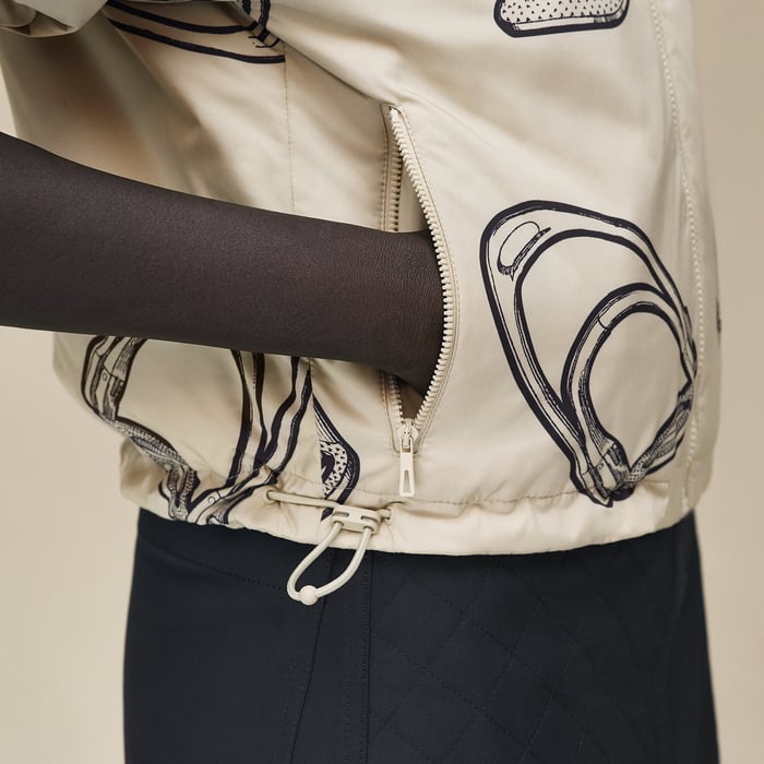 Beige Pierre d'Istrie "Cahier Du Colporteur" Reversible Jacket
