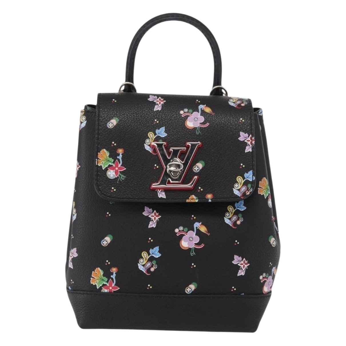 Lockme leather backpack