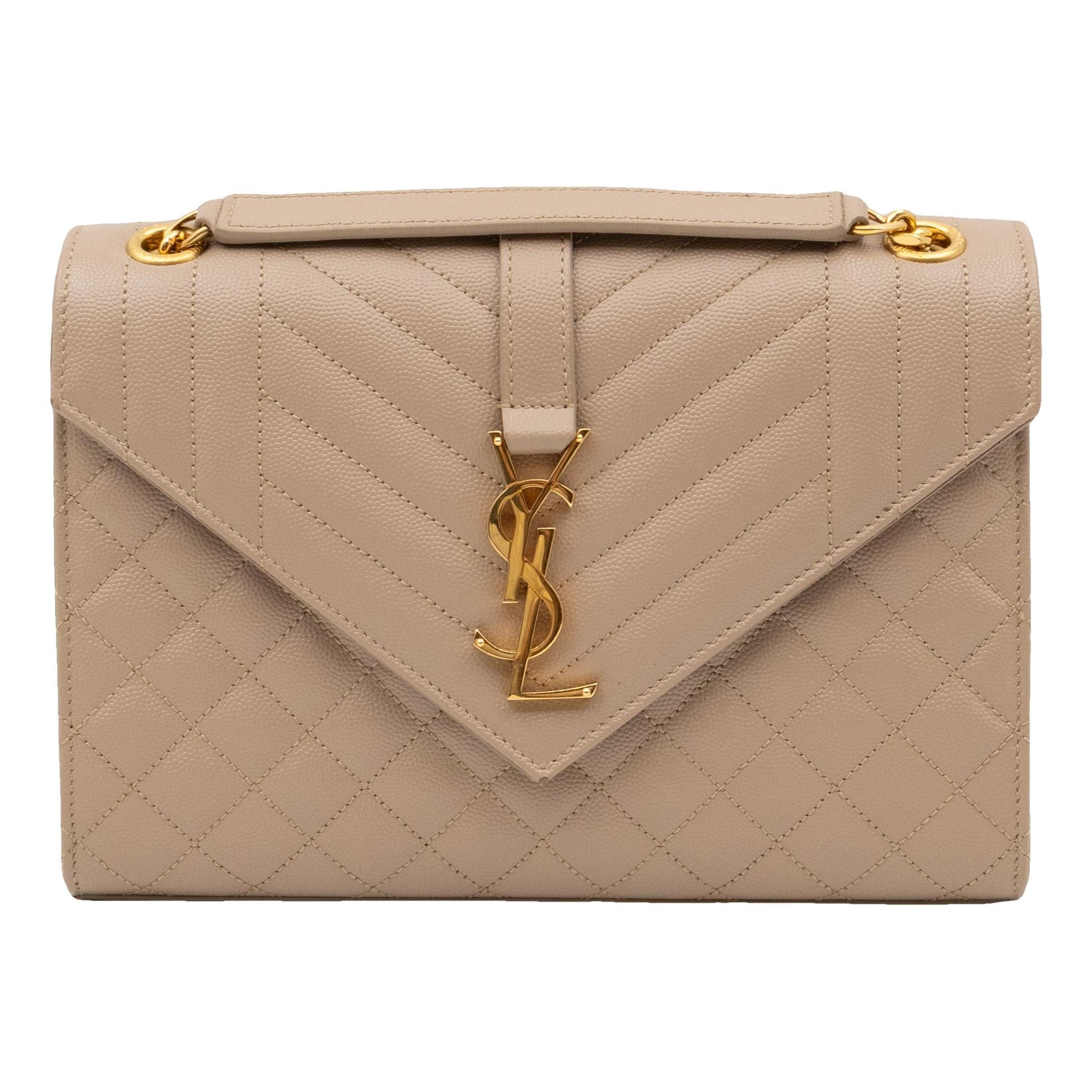 Envelope leather handbag