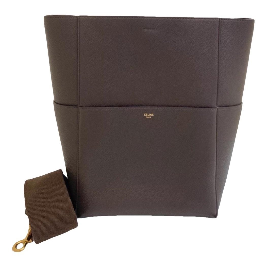 Seau Sangle leather tote