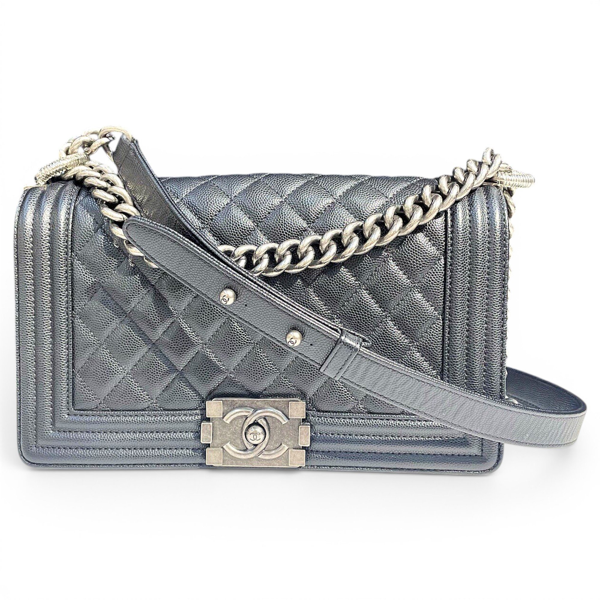 Boy leather crossbody bag