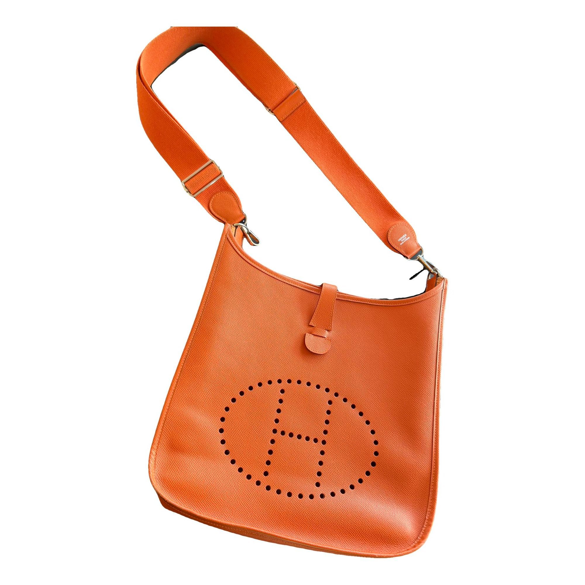 Hermes Evelyne Handbag Orange