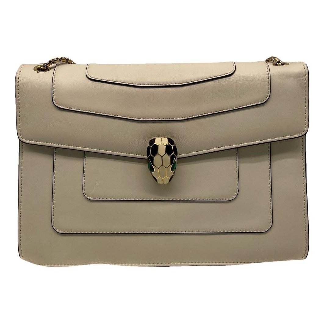 Serpenti leather handbag