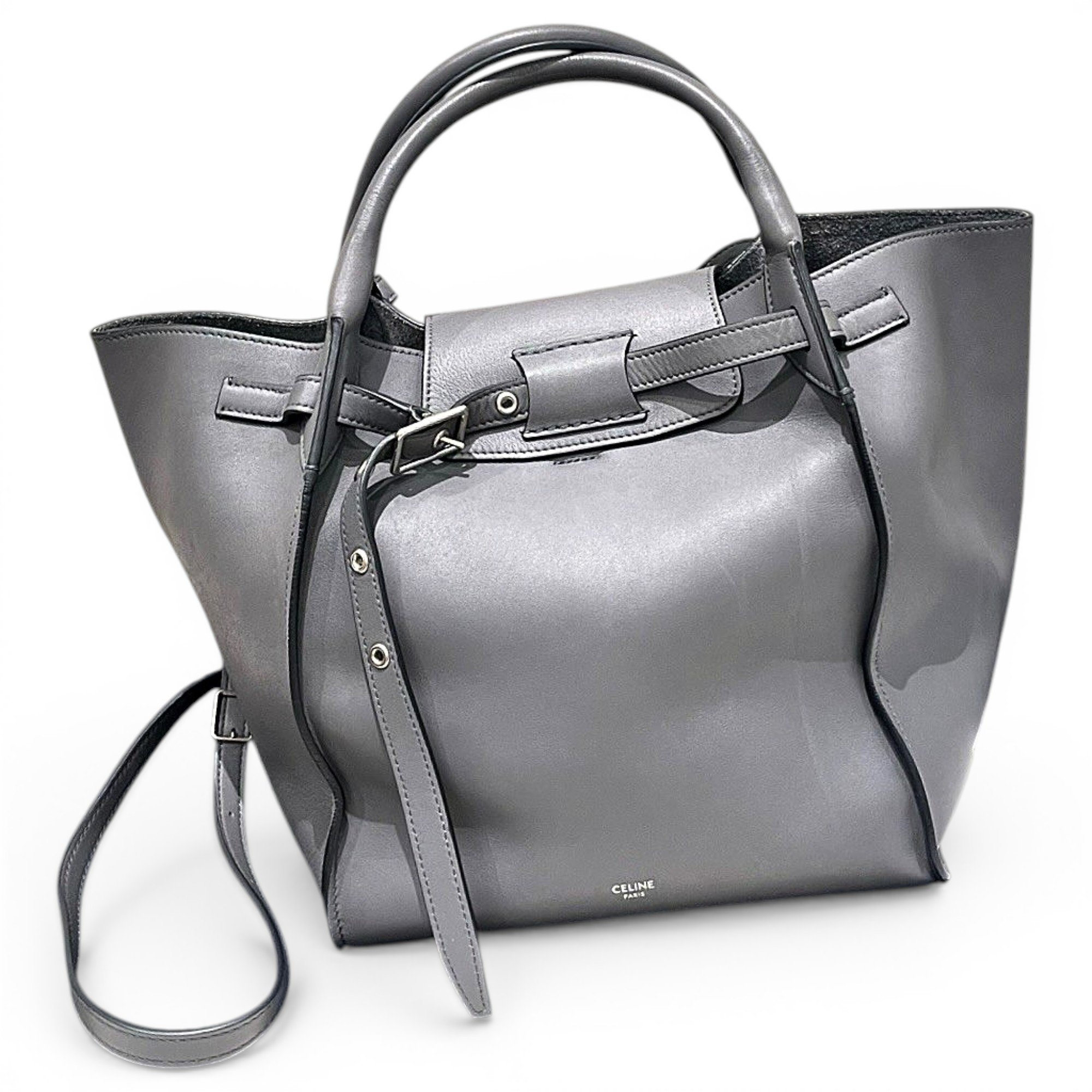 Big Bag leather handbag