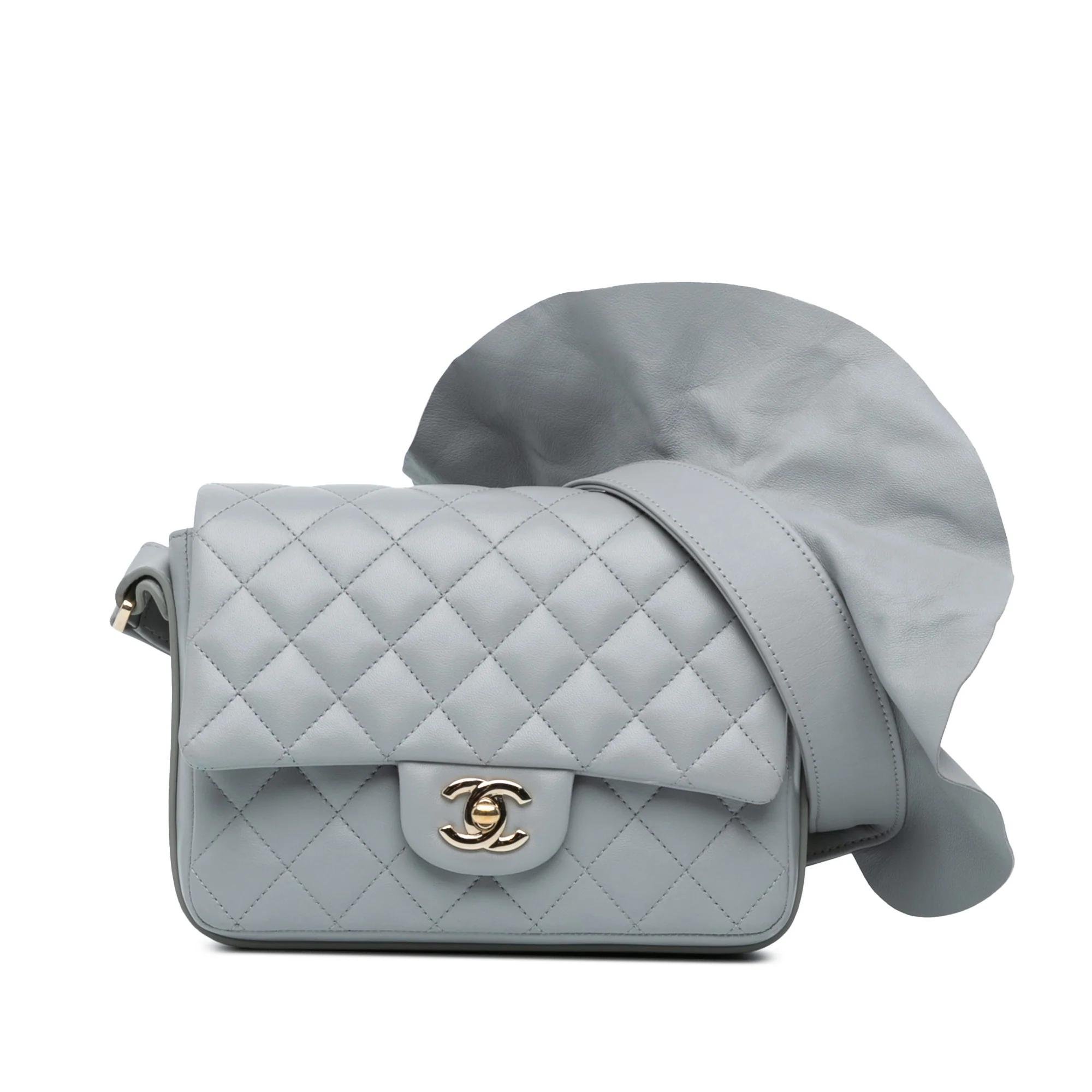 Wallet On Chain Boy Half Flap leather handbag