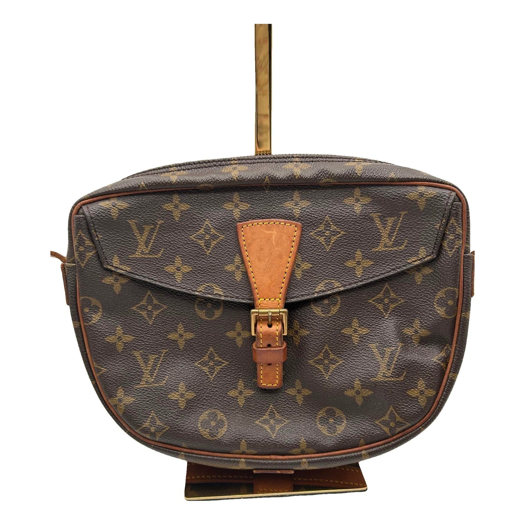 Jeune fille leather crossbody bag