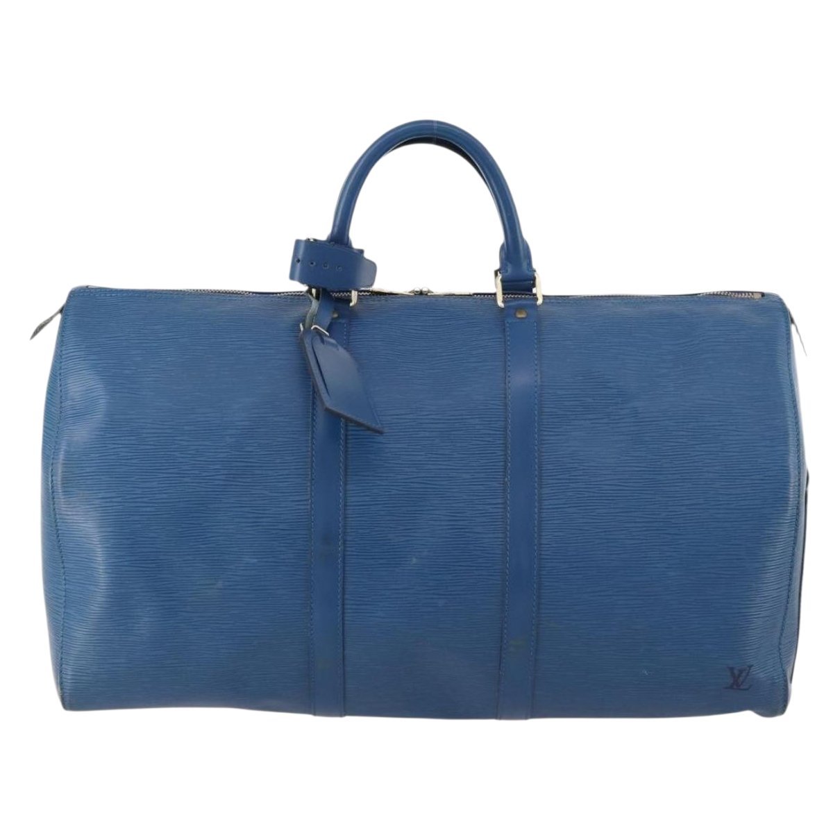 Keepall leather travel bag