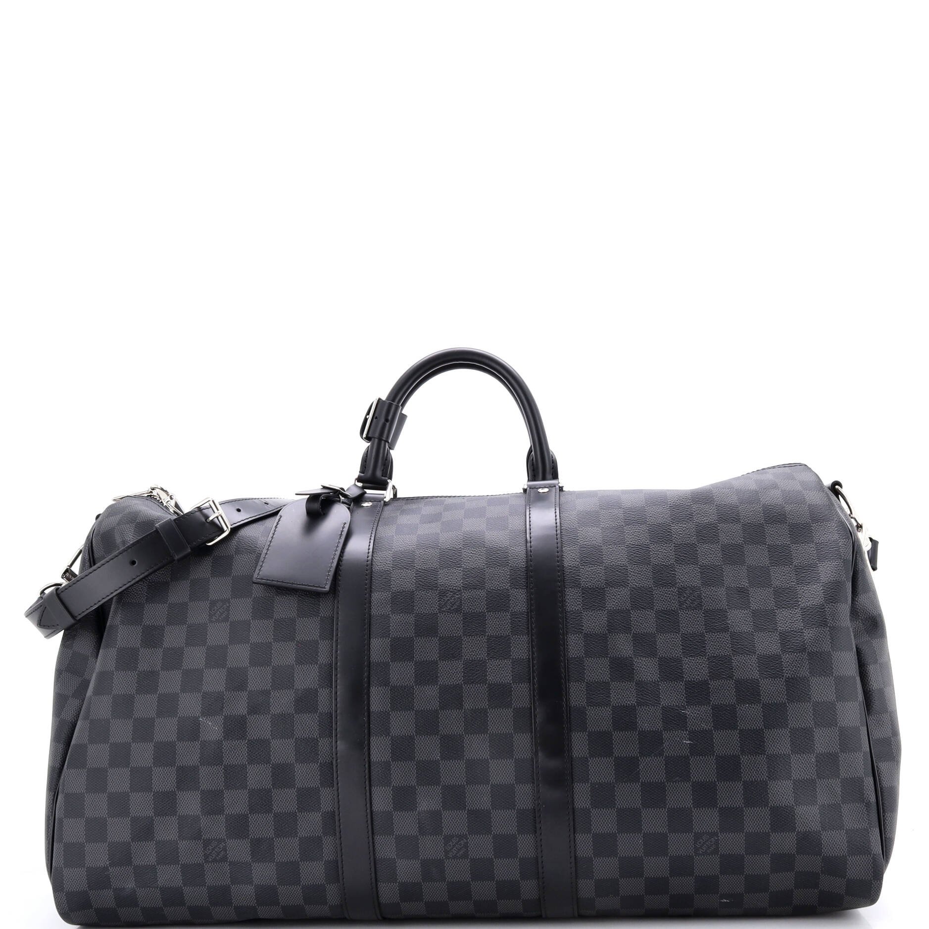 Keepall Bandouliere Bag Damier Graphite 55