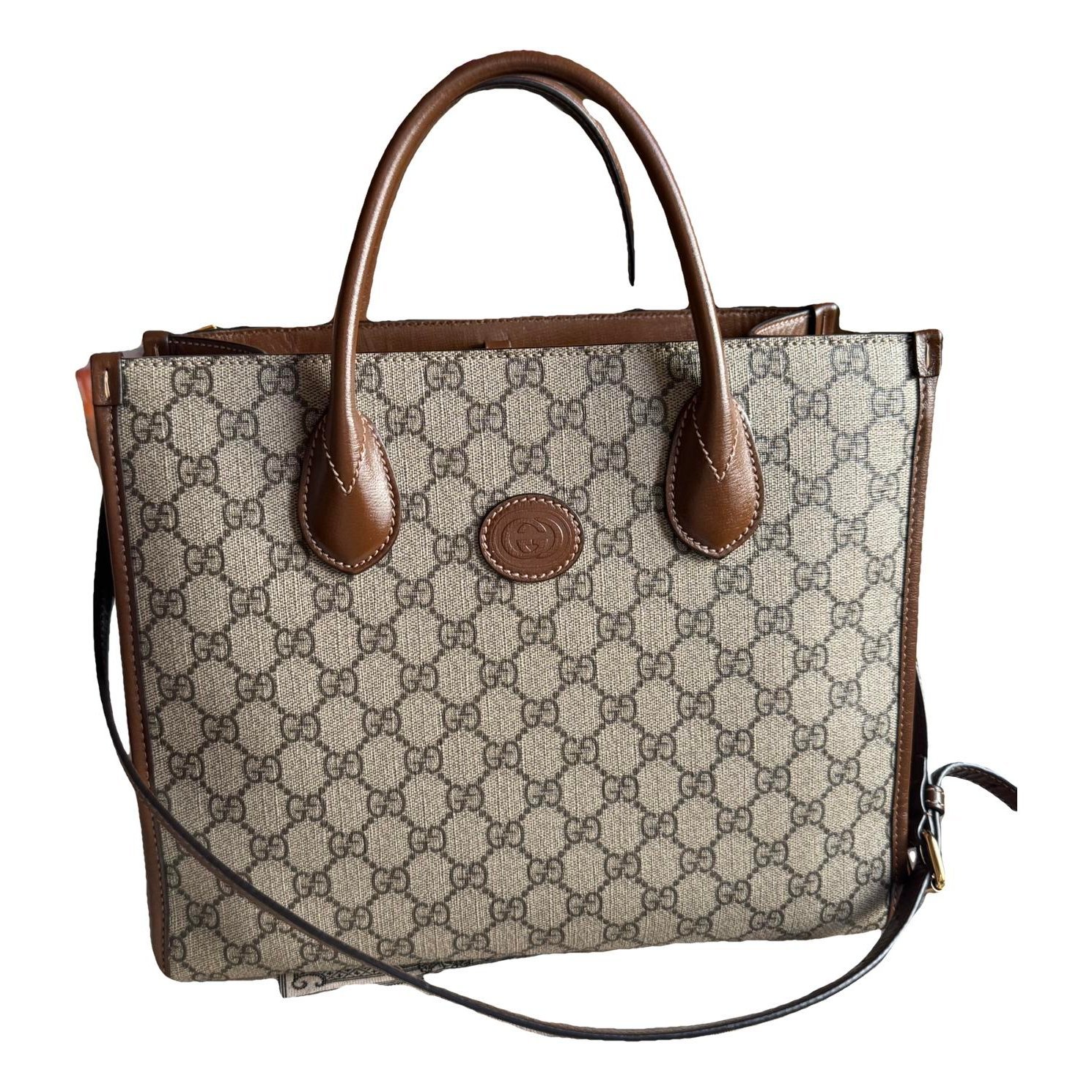 Leather tote