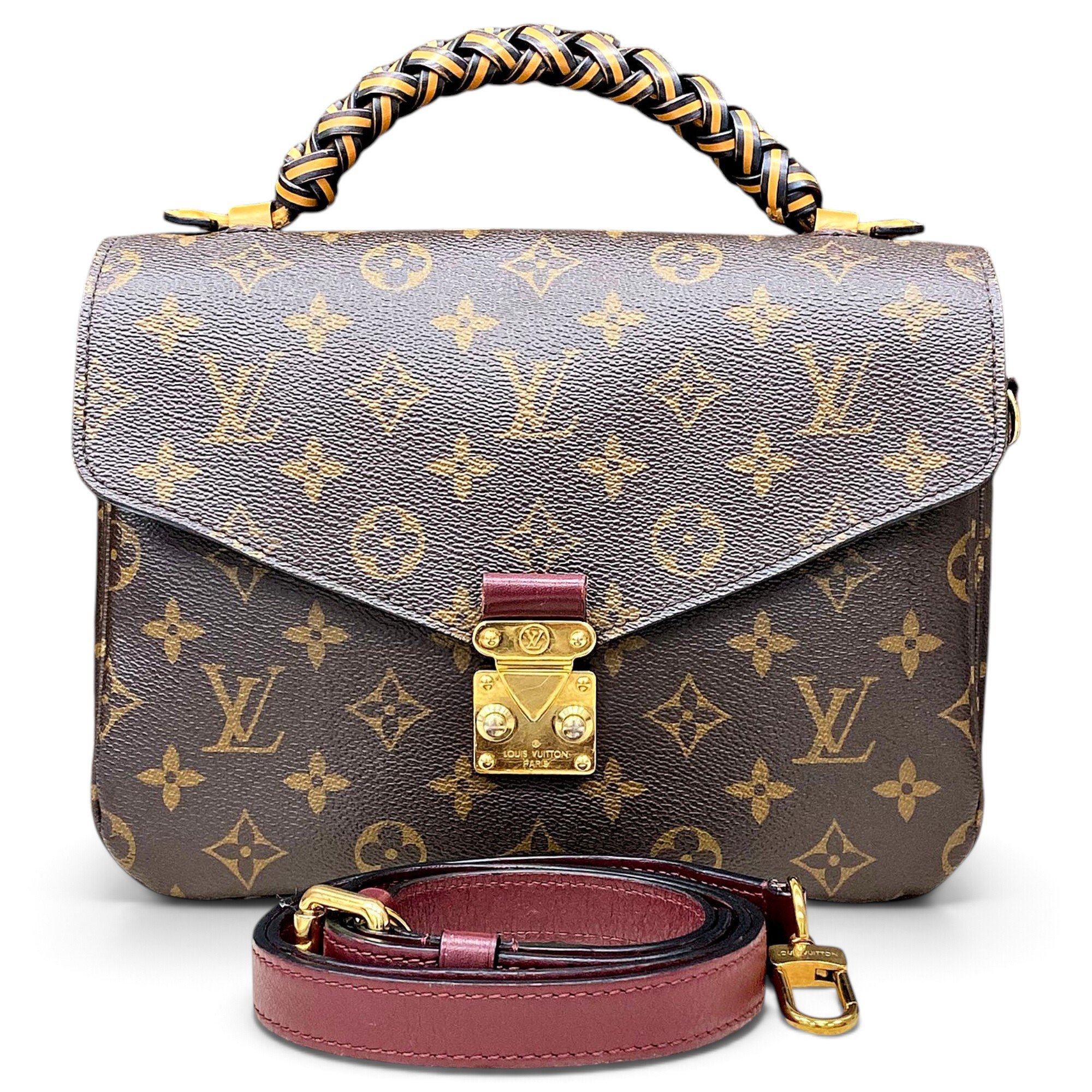 Metis leather handbag