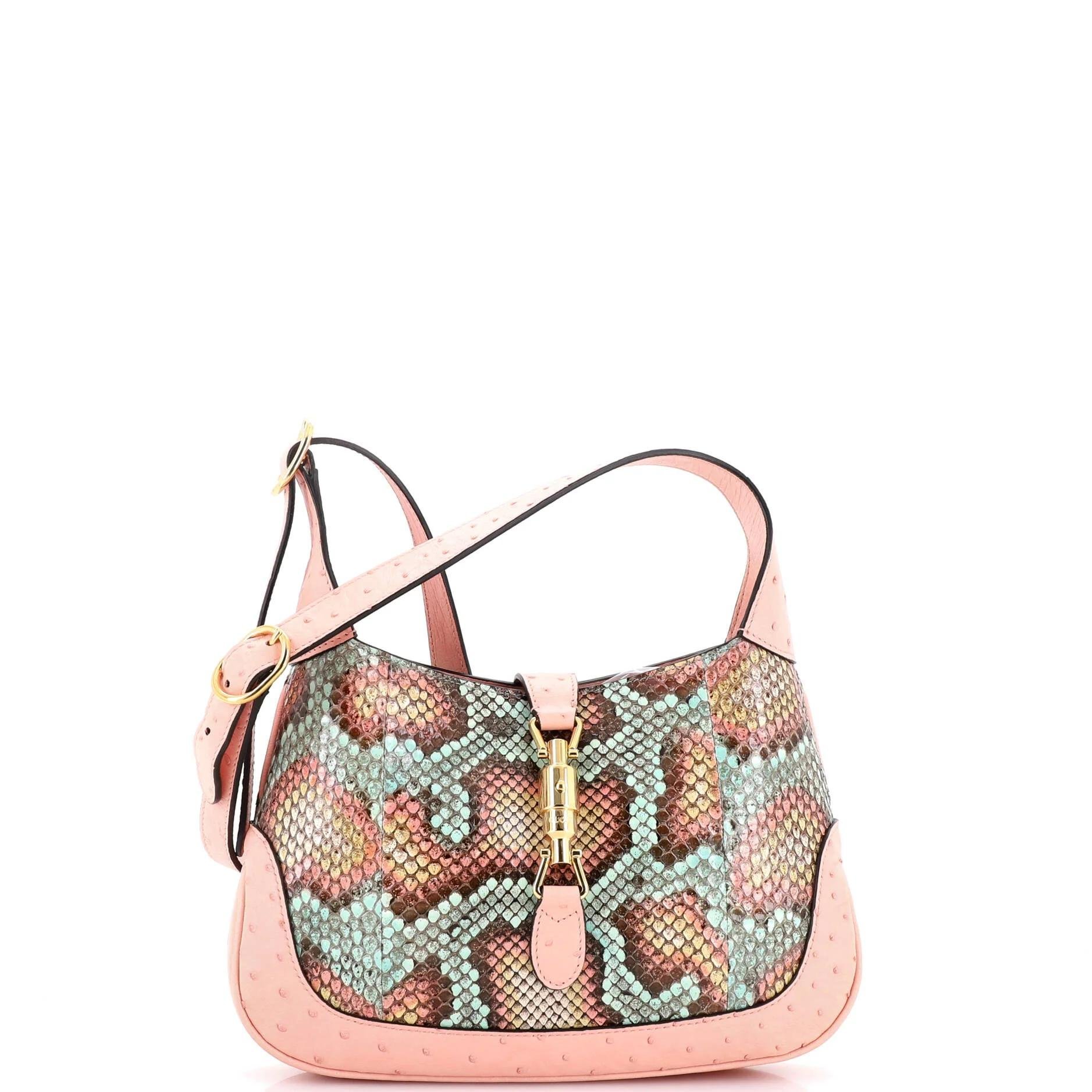 Exotic leathers handbag