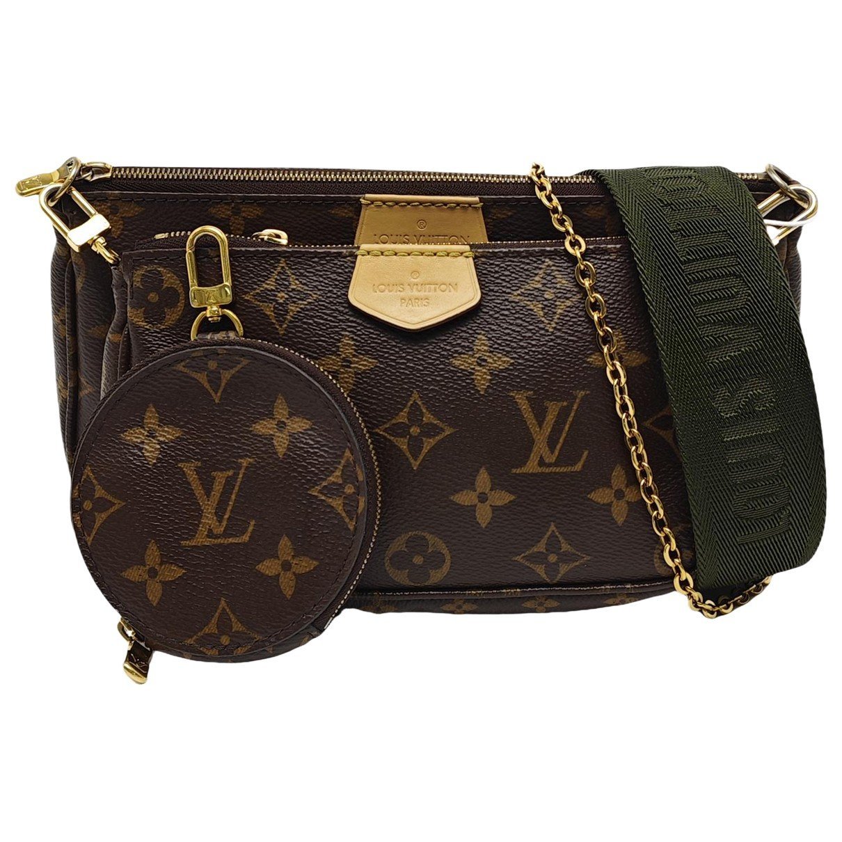 Maxi Multi Pochette Accessoires leather crossbody bag