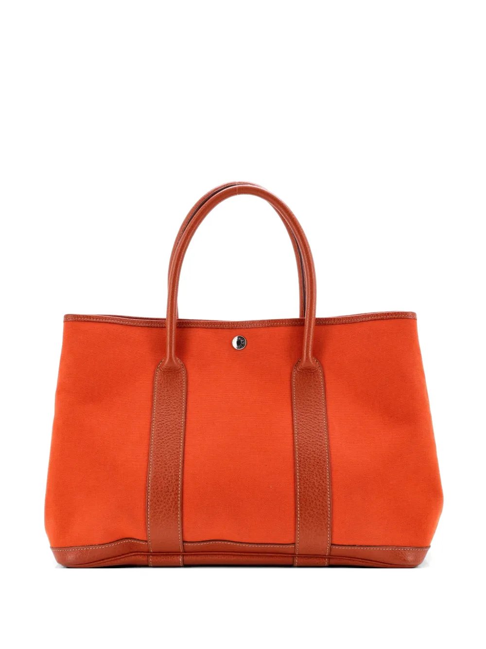 Garden Party Toile and Leather 36 tote bag