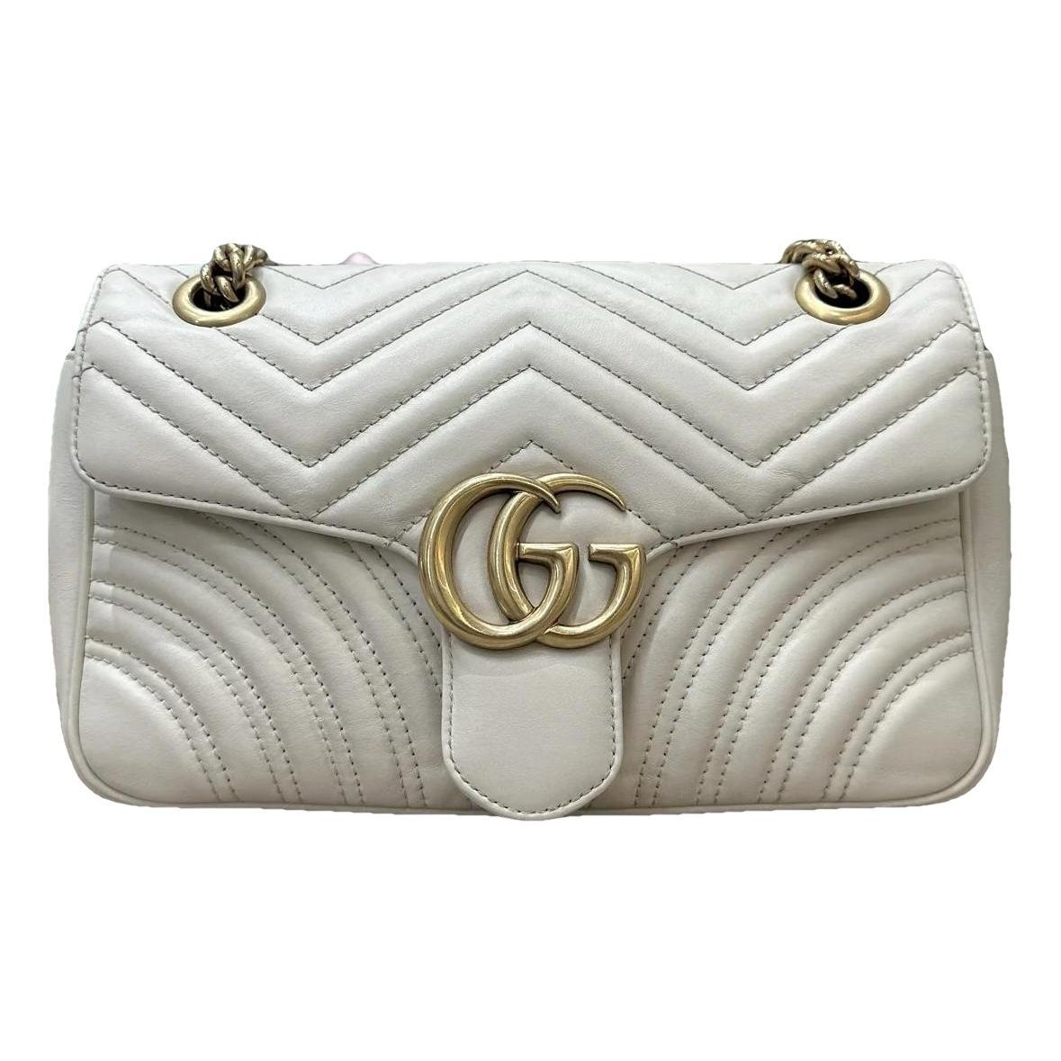 GG Marmont Flap leather handbag