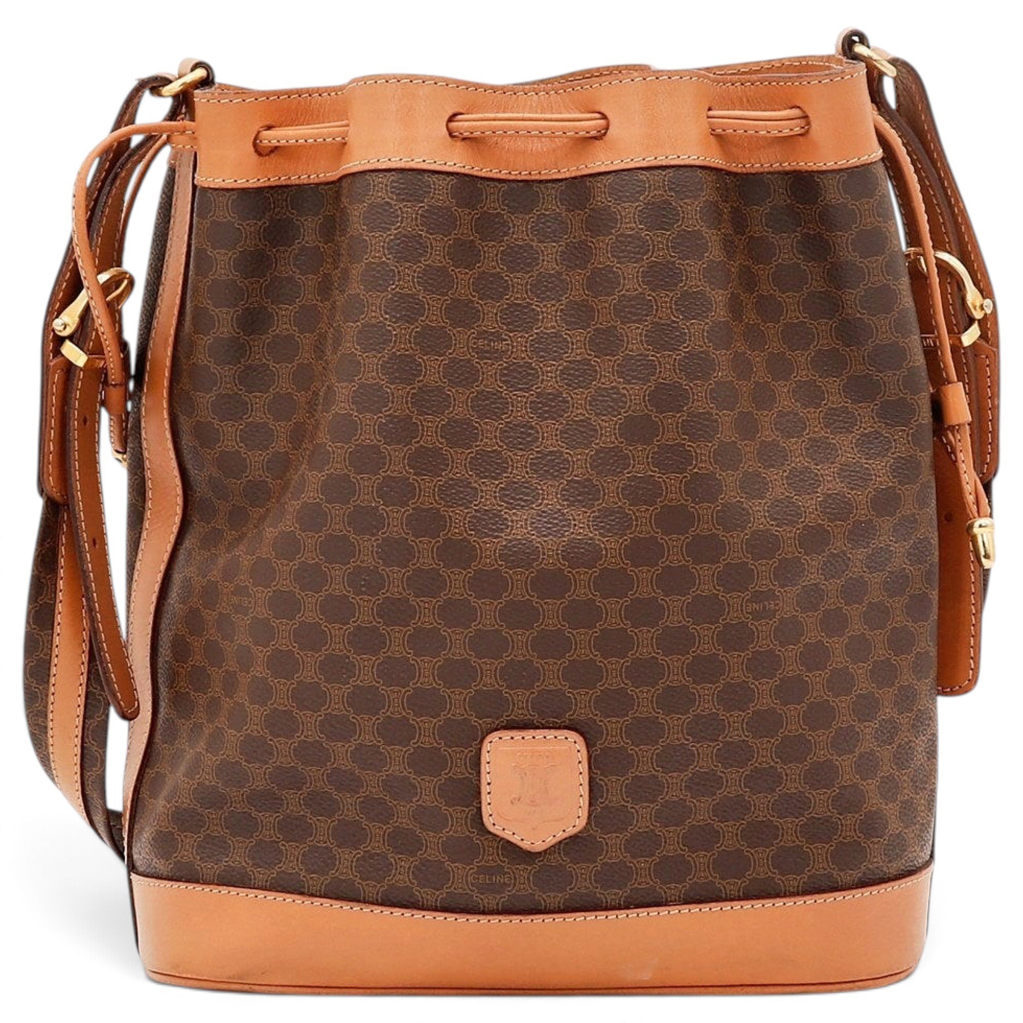 Triomphe leather handbag