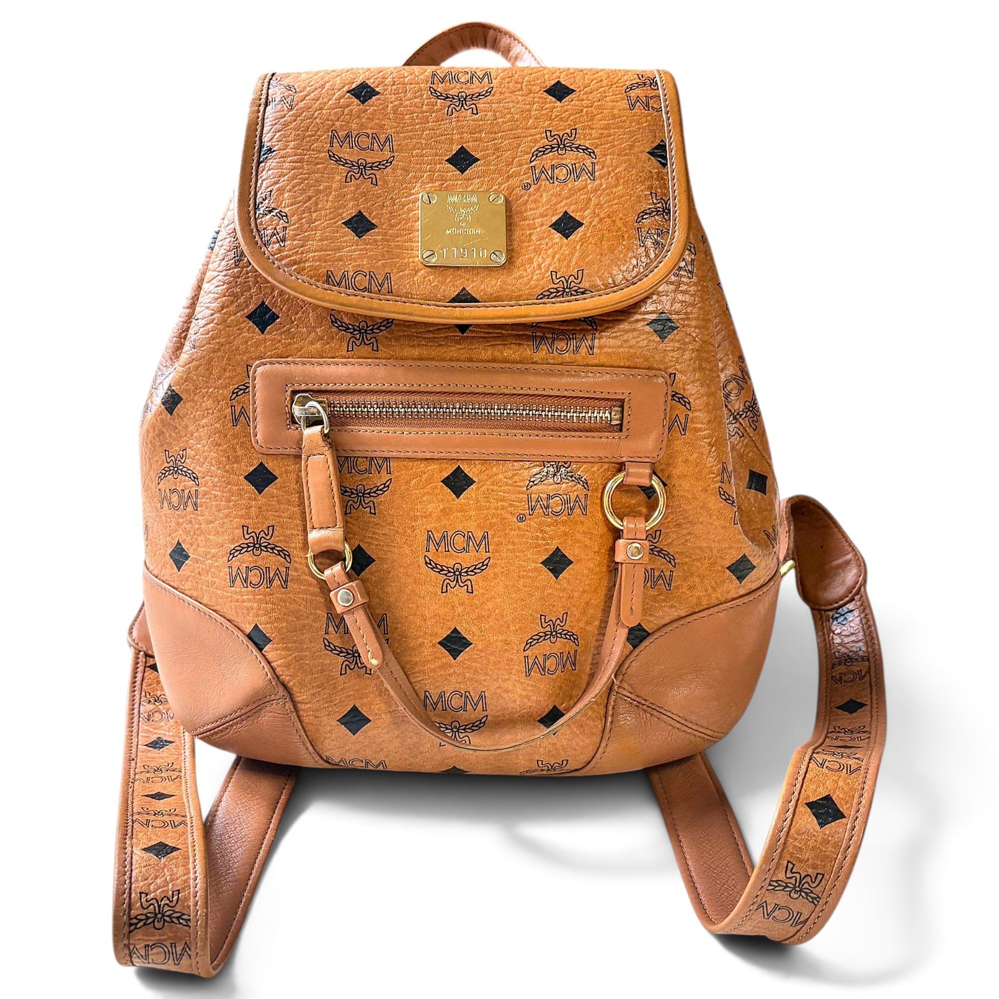 Heritage Drawstring leather backpack