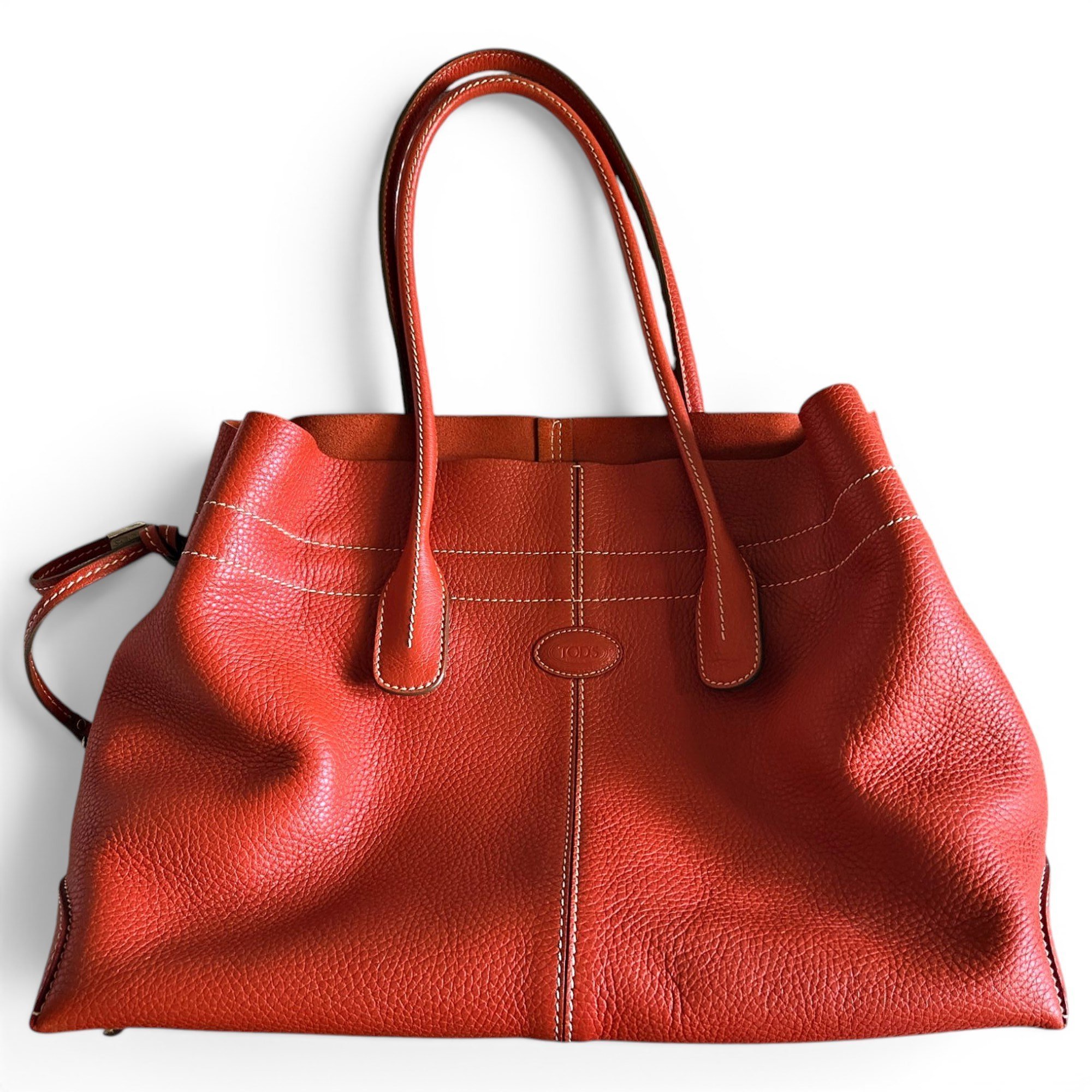 D Bag leather tote