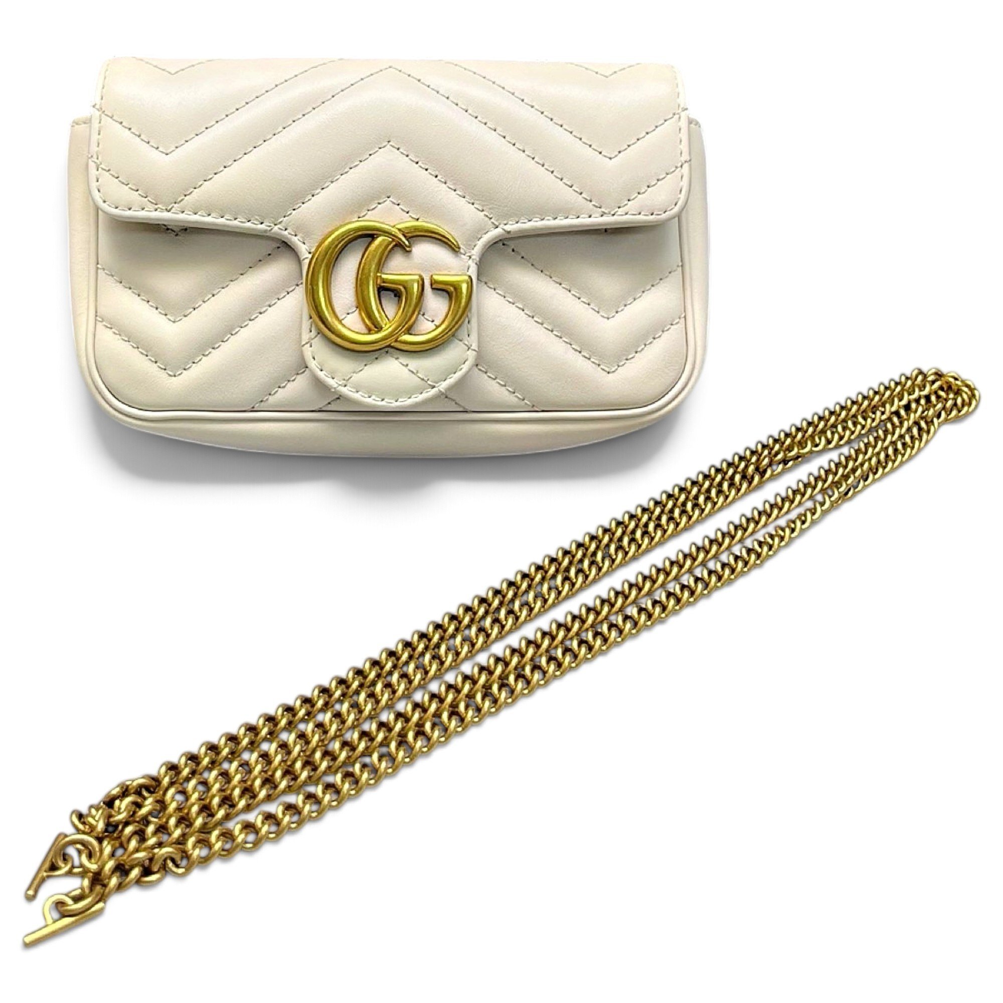 GG Marmont Flap leather crossbody bag