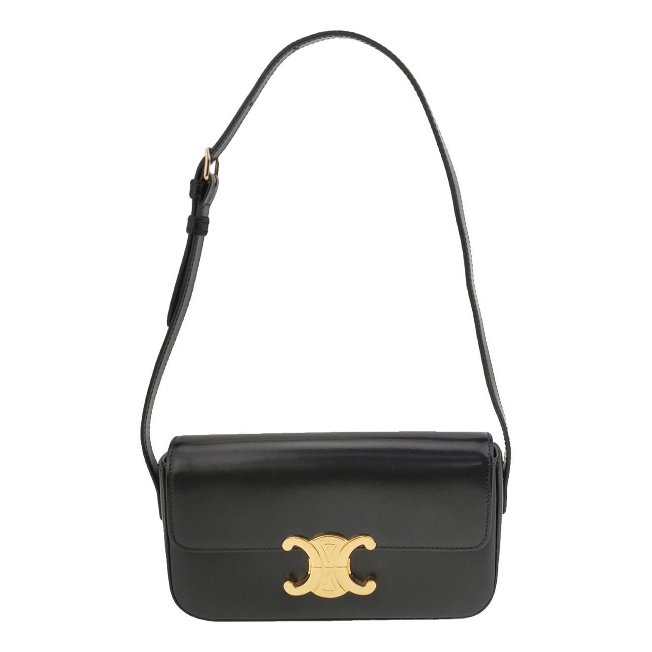 Triomphe Long leather handbag