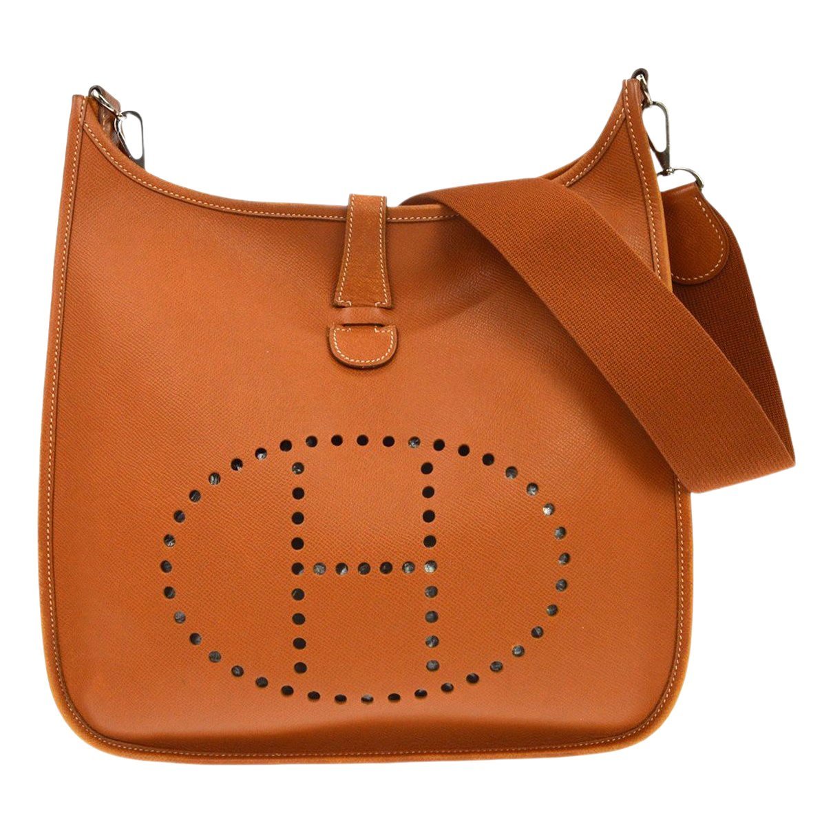 Evelyne leather handbag