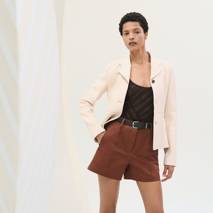 Beige Kaolin Equestrian Jacket