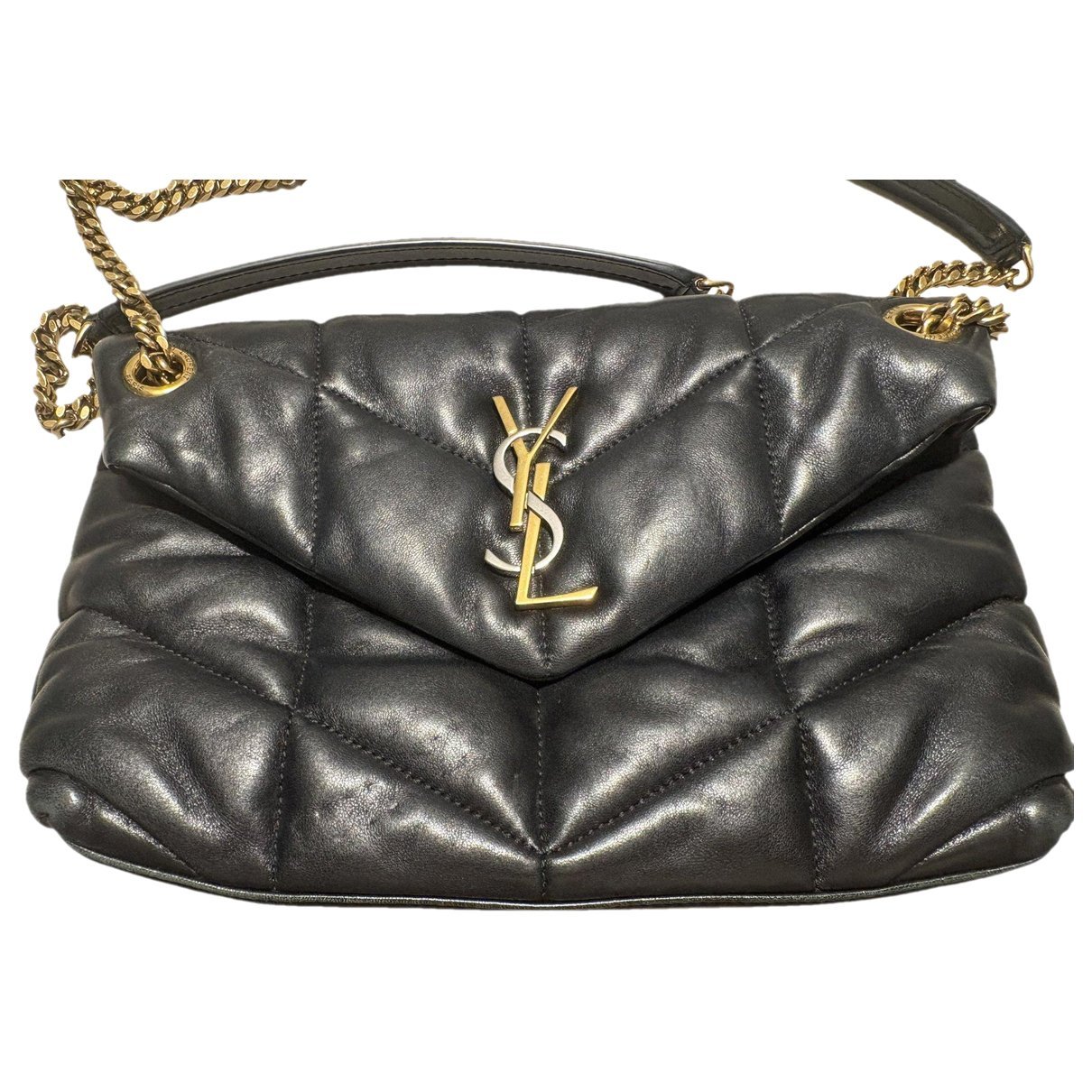 Loulou Puffer leather crossbody bag