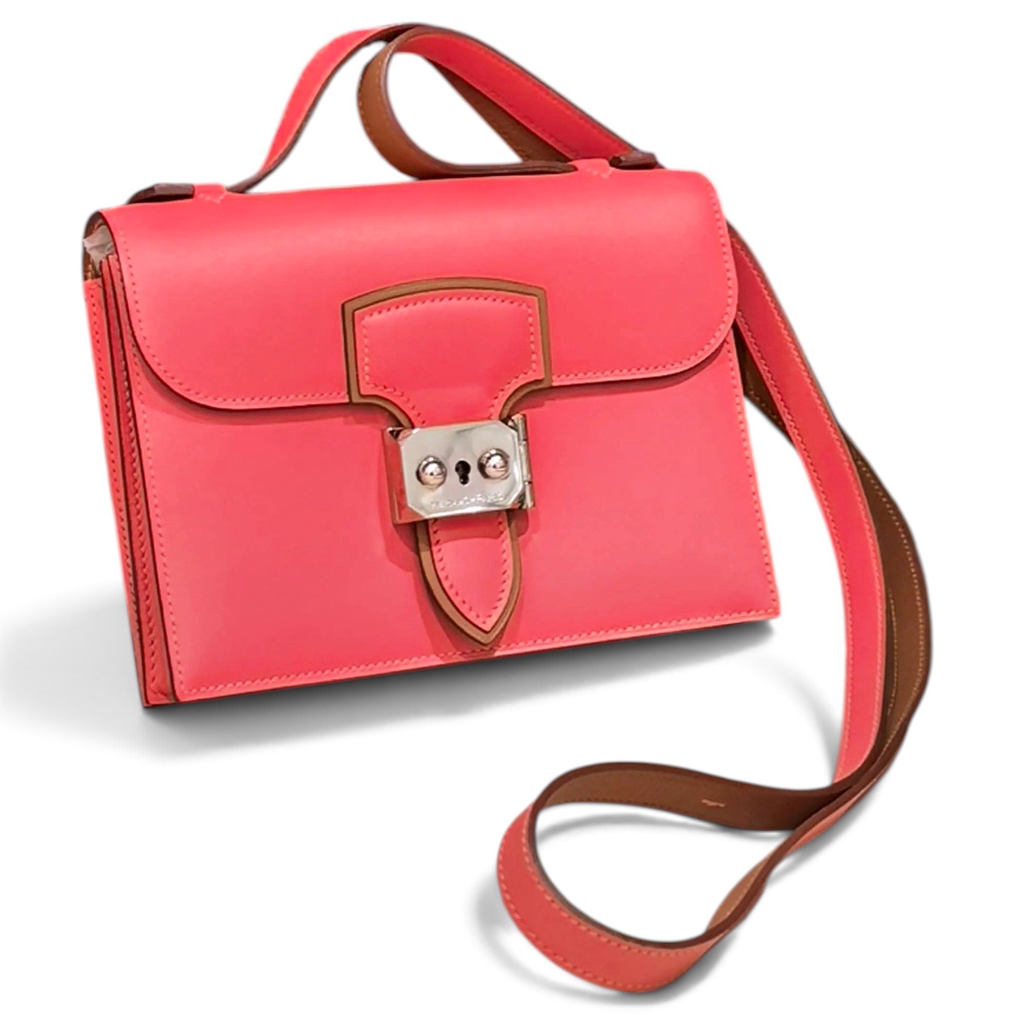 Leather crossbody bag