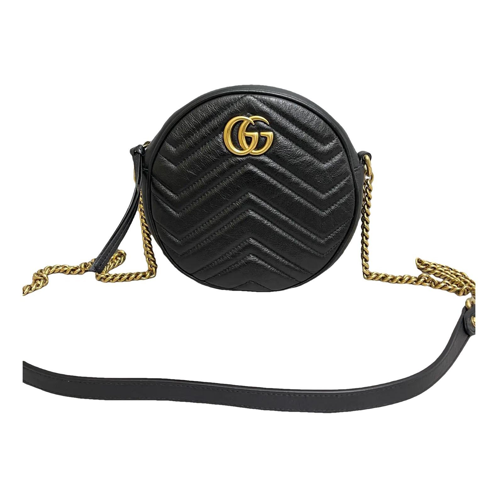 GG Marmont Circle leather handbag