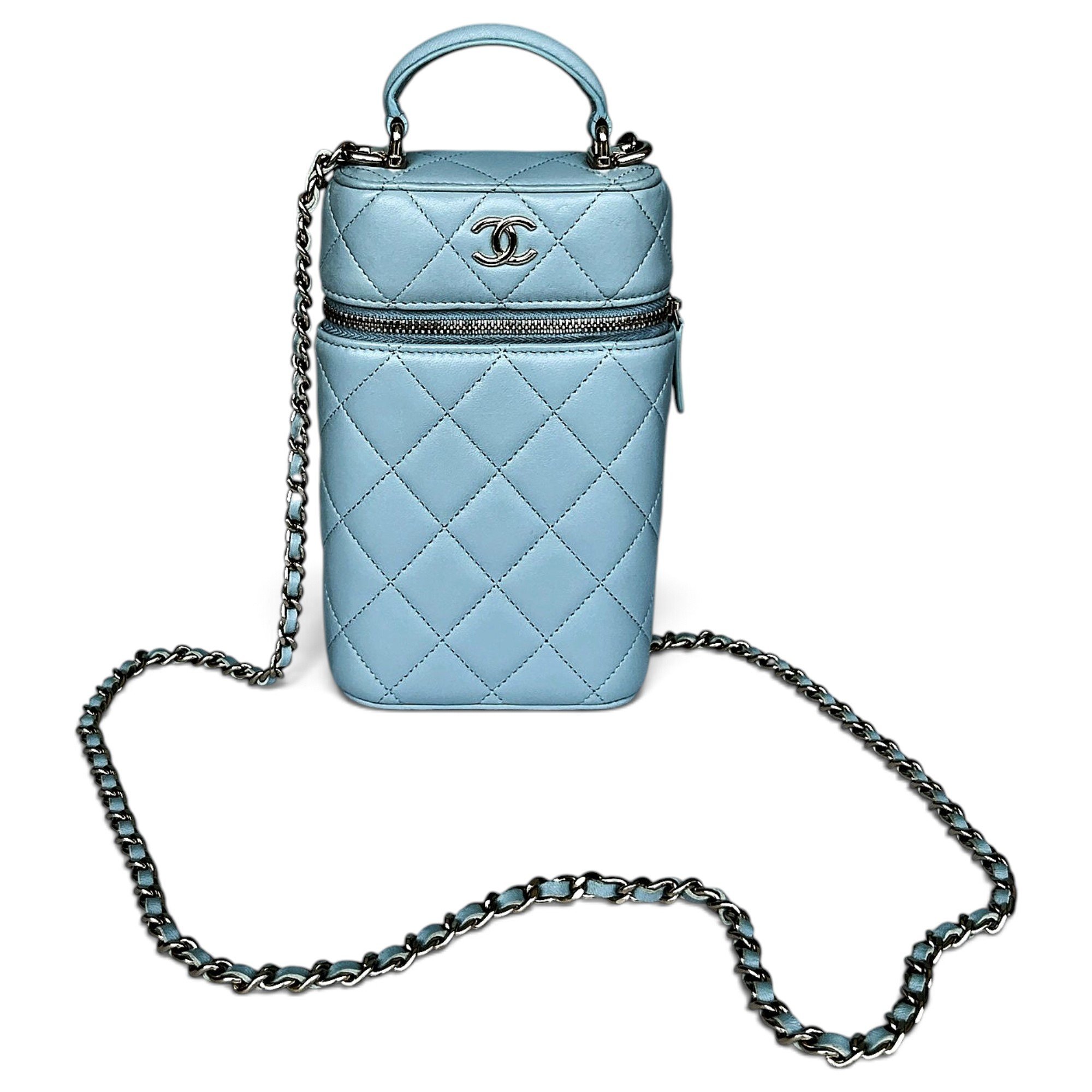 Trendy CC Vanity leather handbag