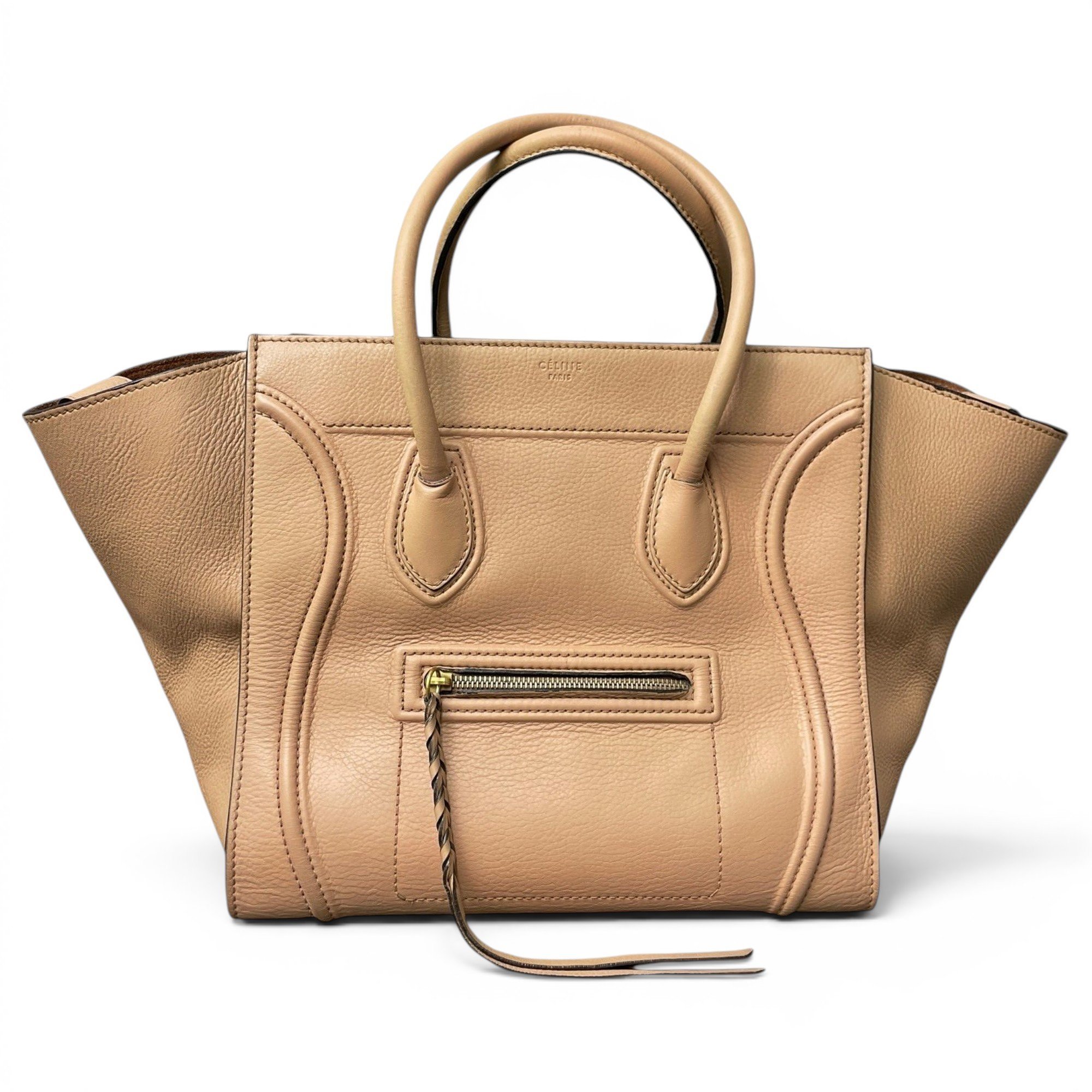 Luggage leather handbag
