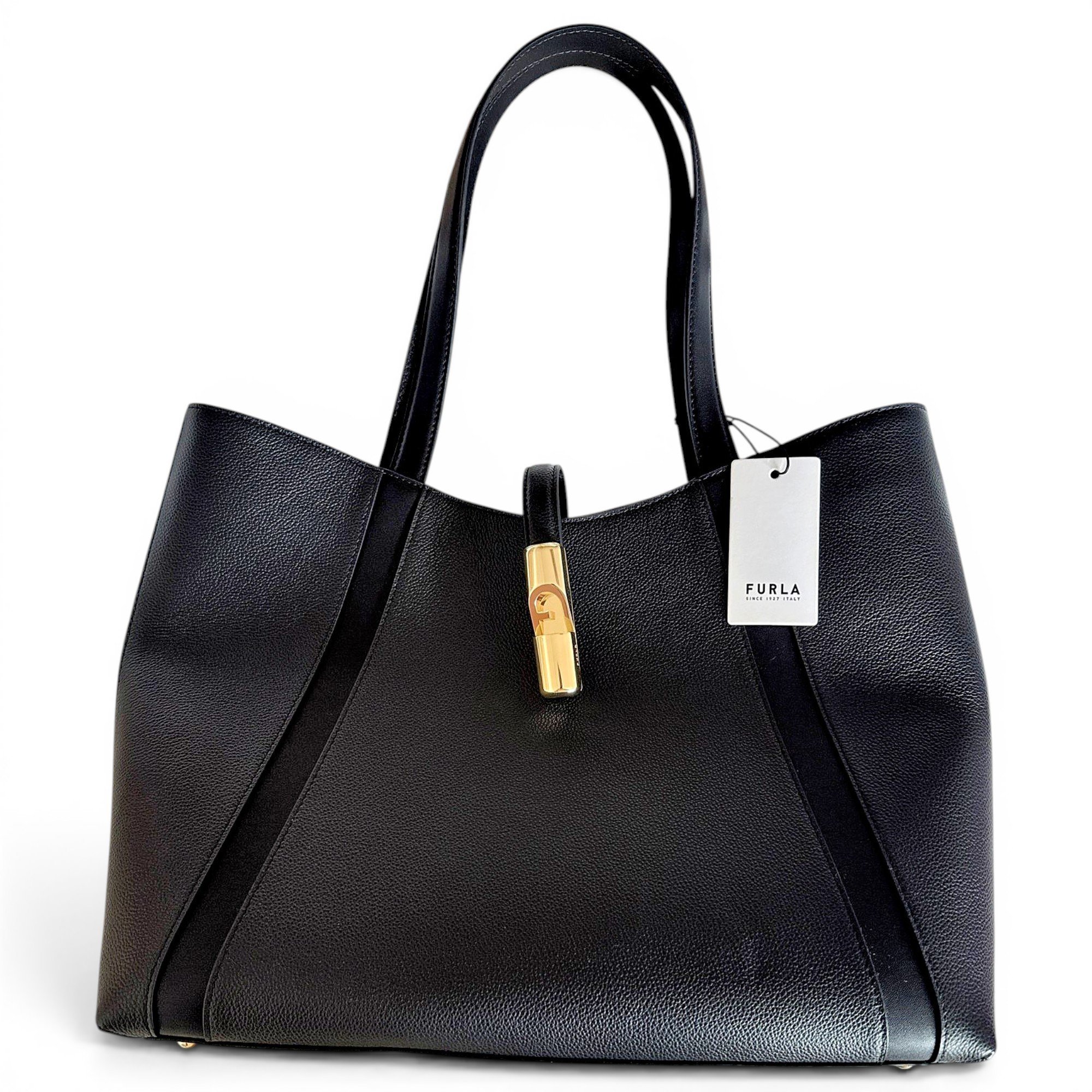 Leather tote
