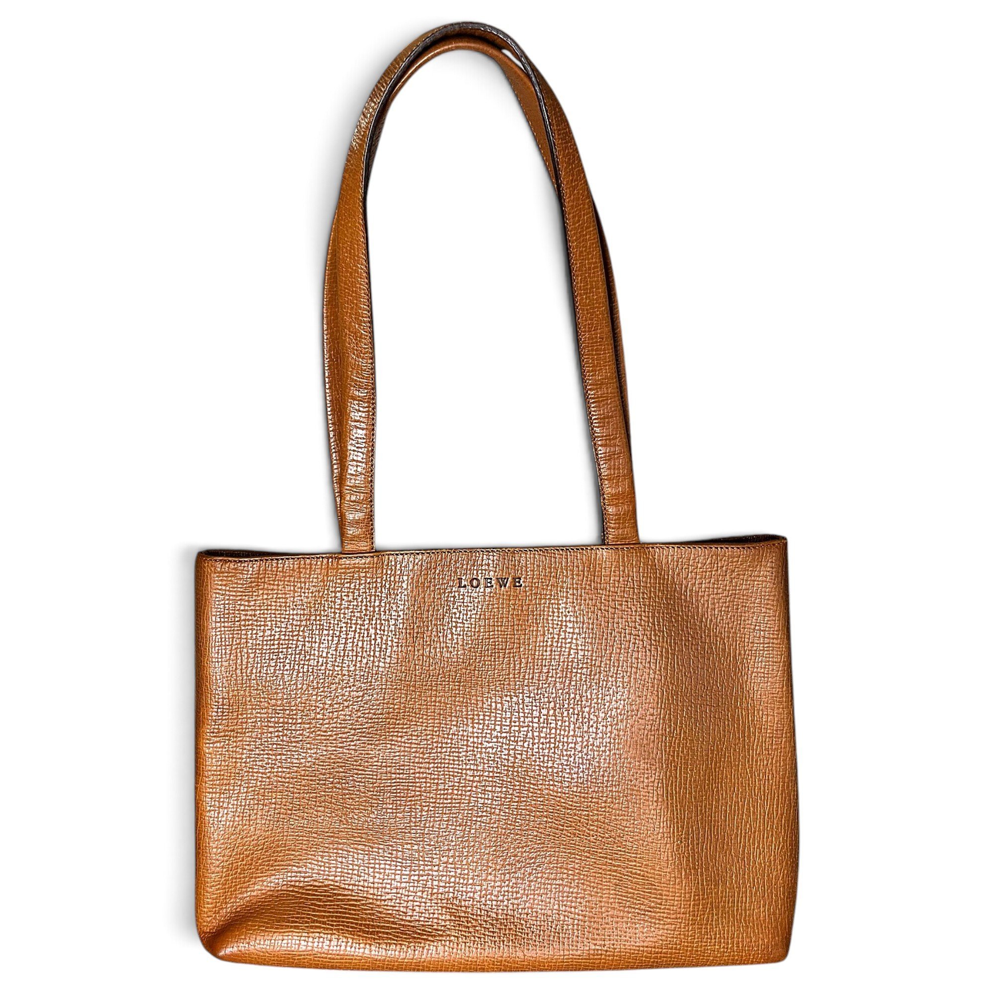 T Shopper leather tote