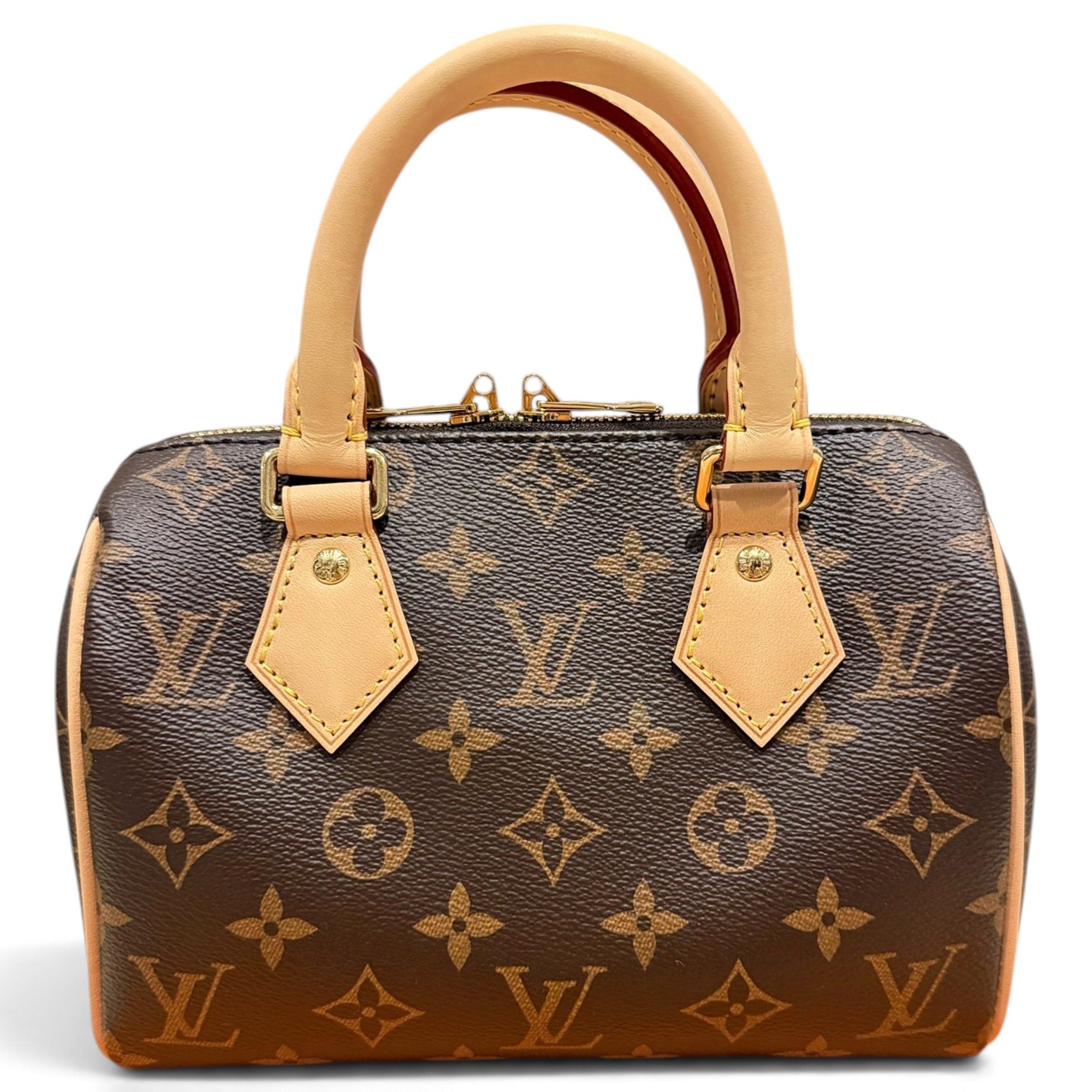 Speedy leather handbag