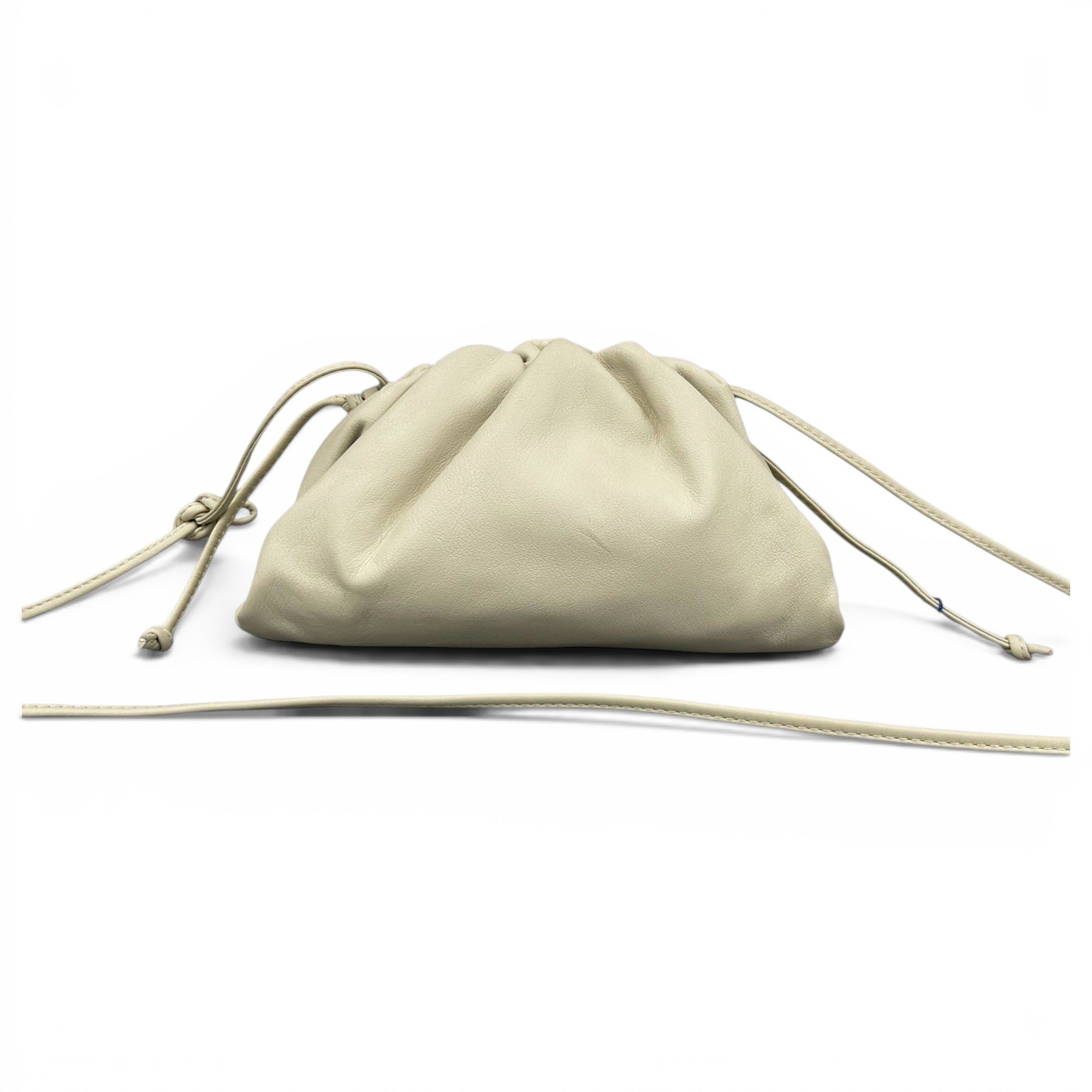 Pouch leather handbag