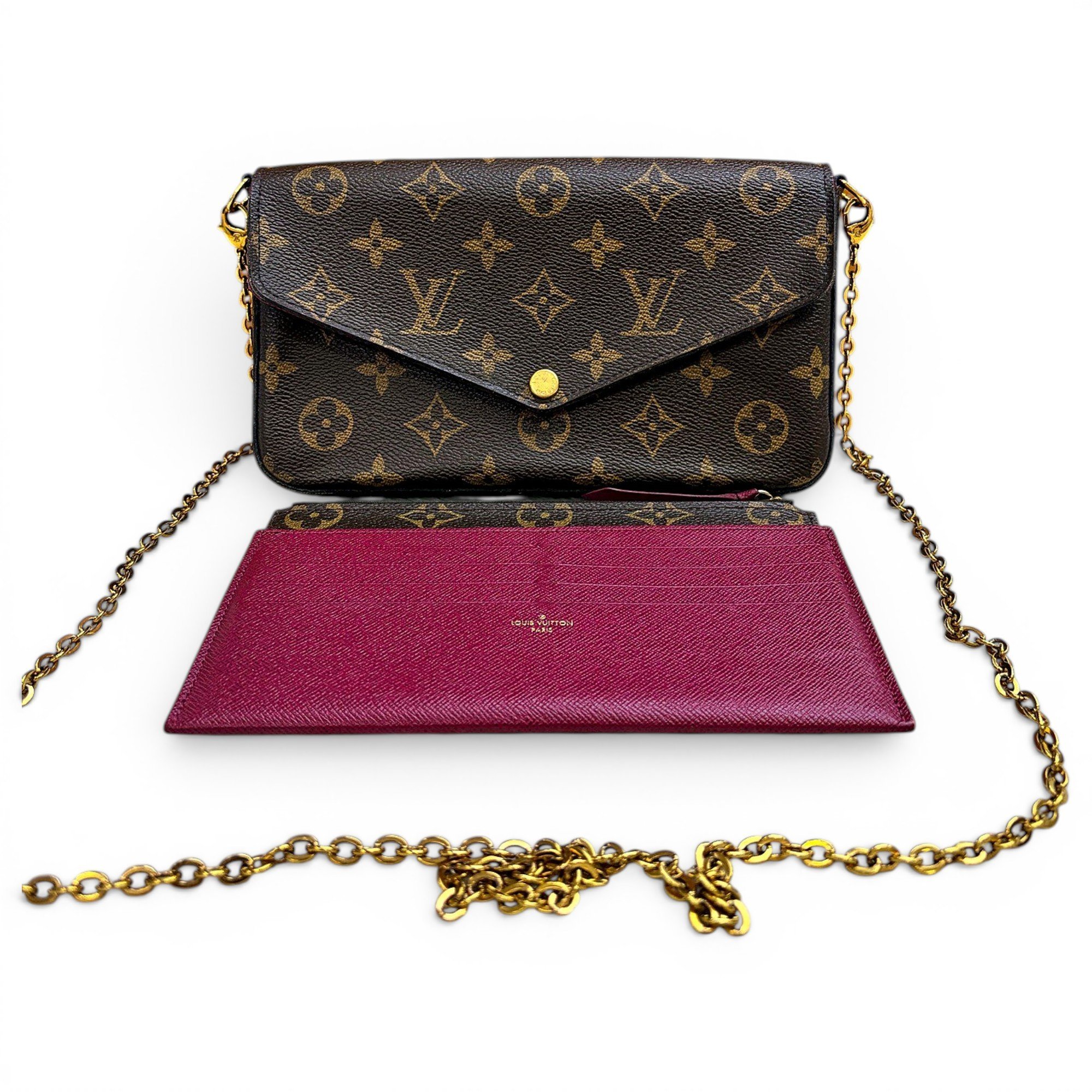 Félicie leather crossbody bag