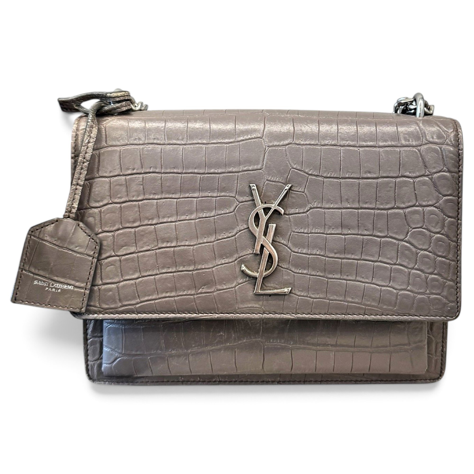 Sunset leather handbag