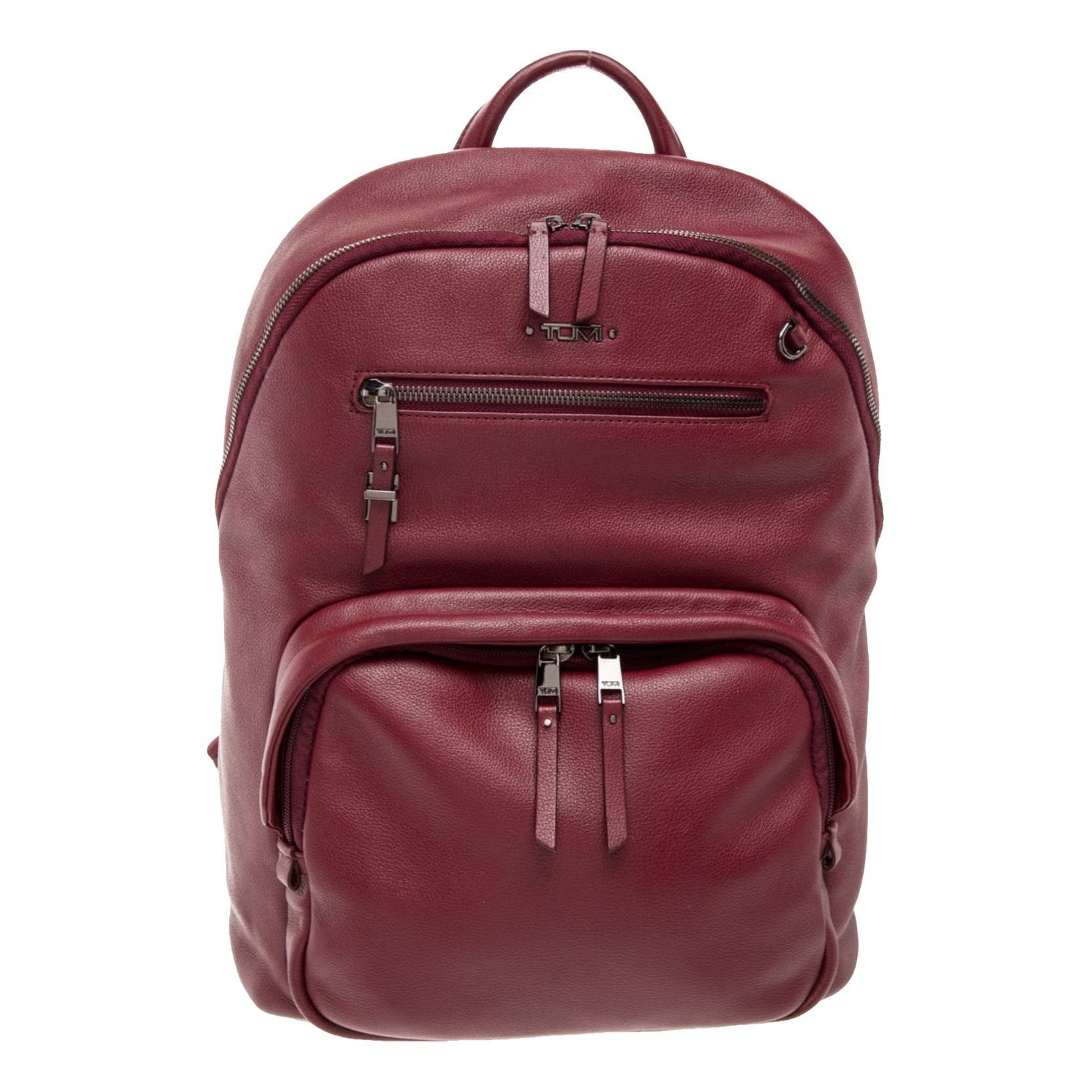 Leather backpack