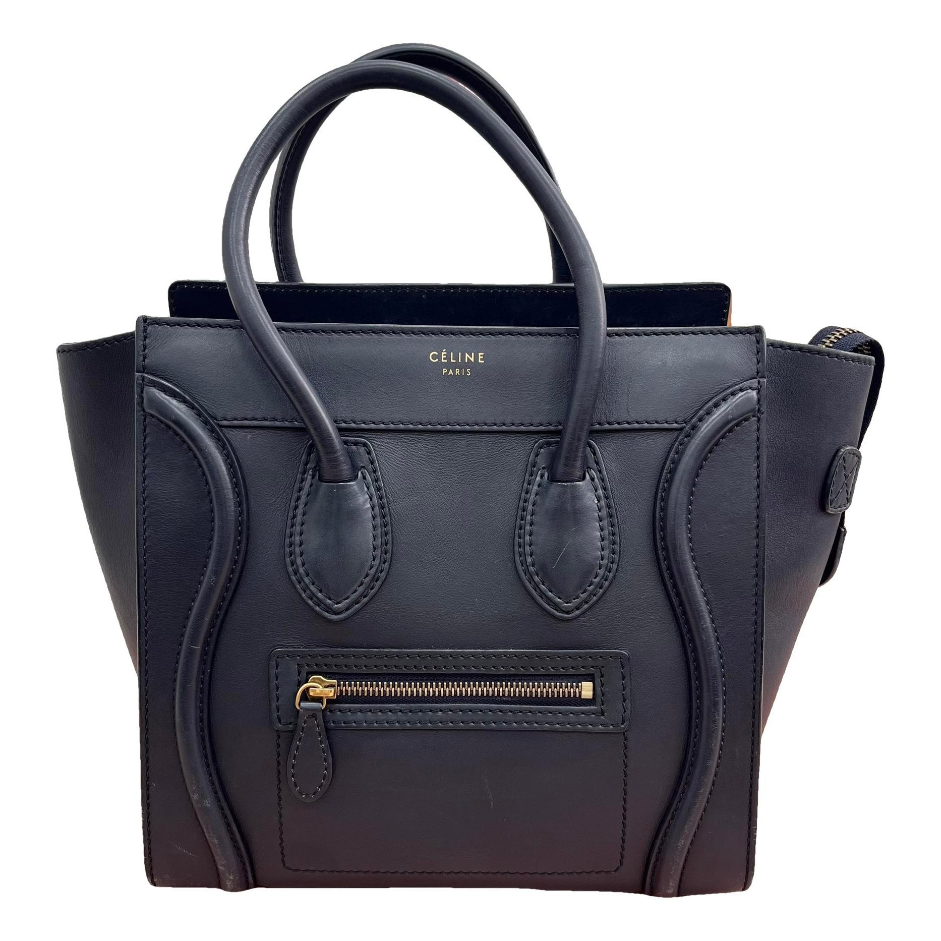 Luggage leather handbag