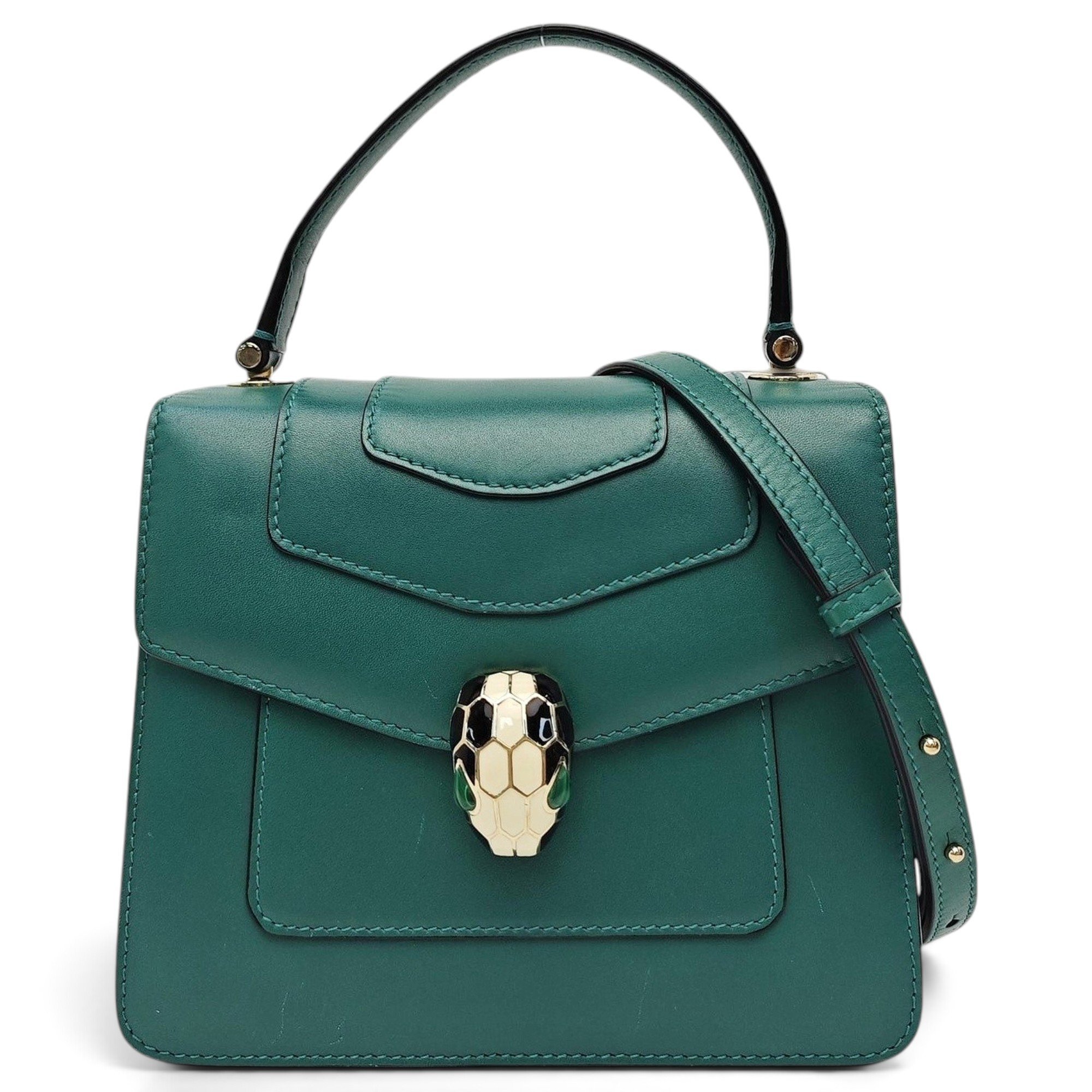 Leather handbag