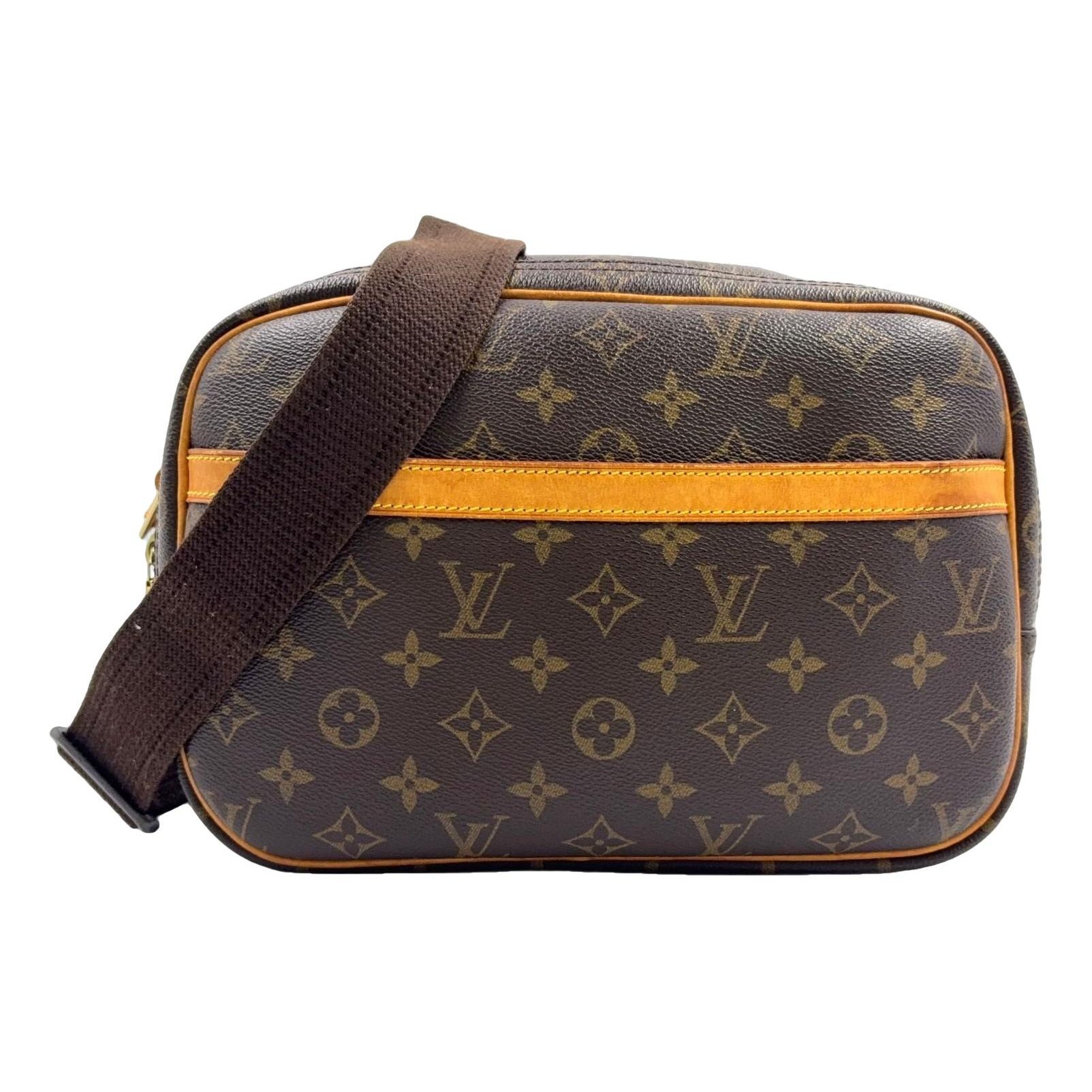 Reporter leather handbag