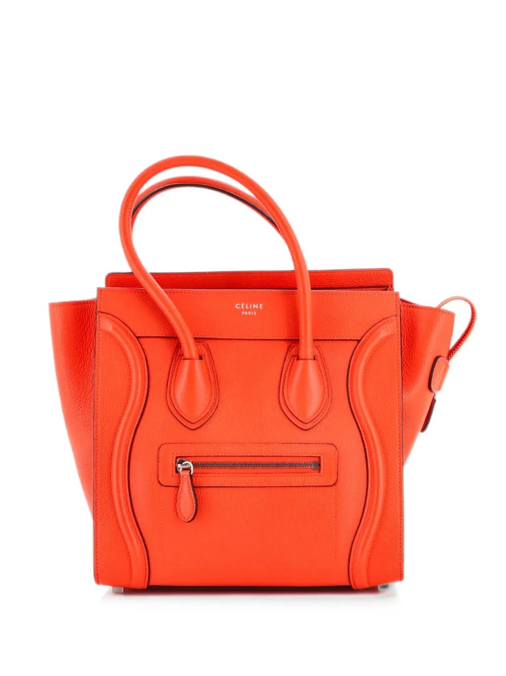 Luggage Bag Grainy Leather Micro tote bag