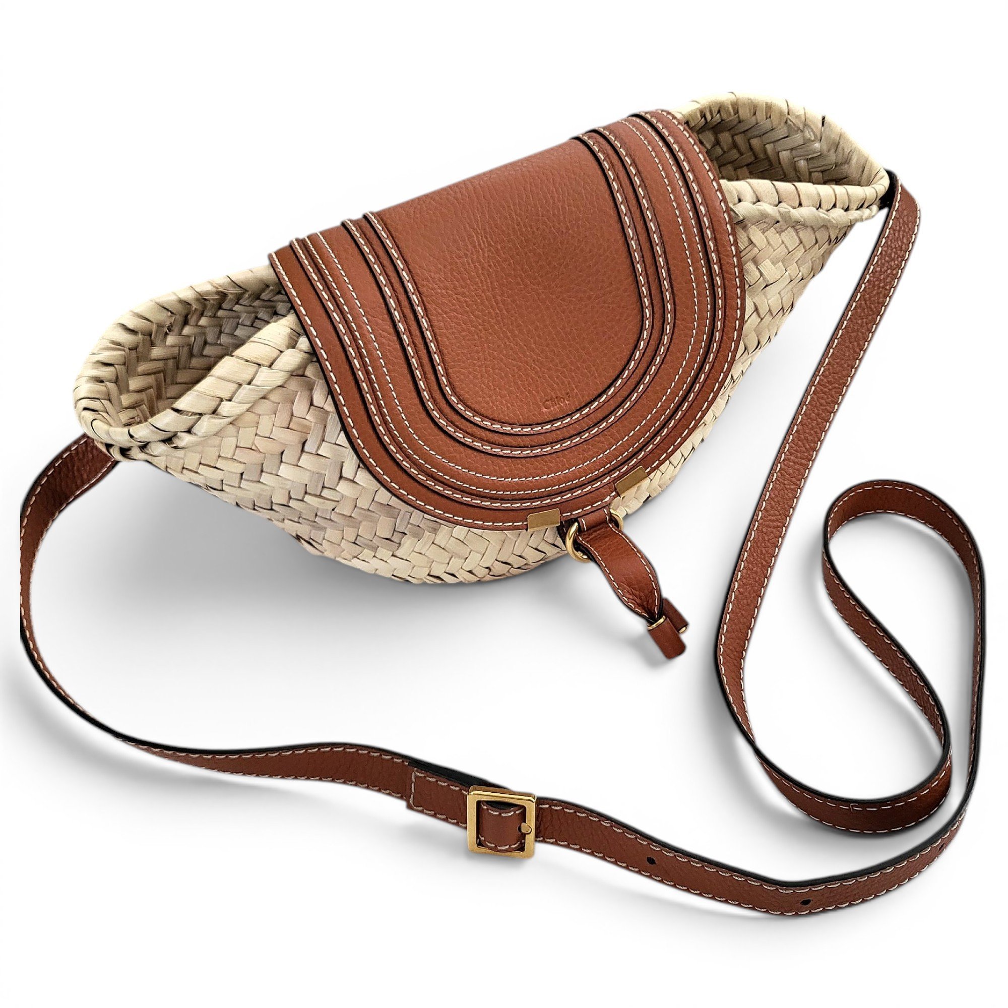 Marcie Flap leather tote