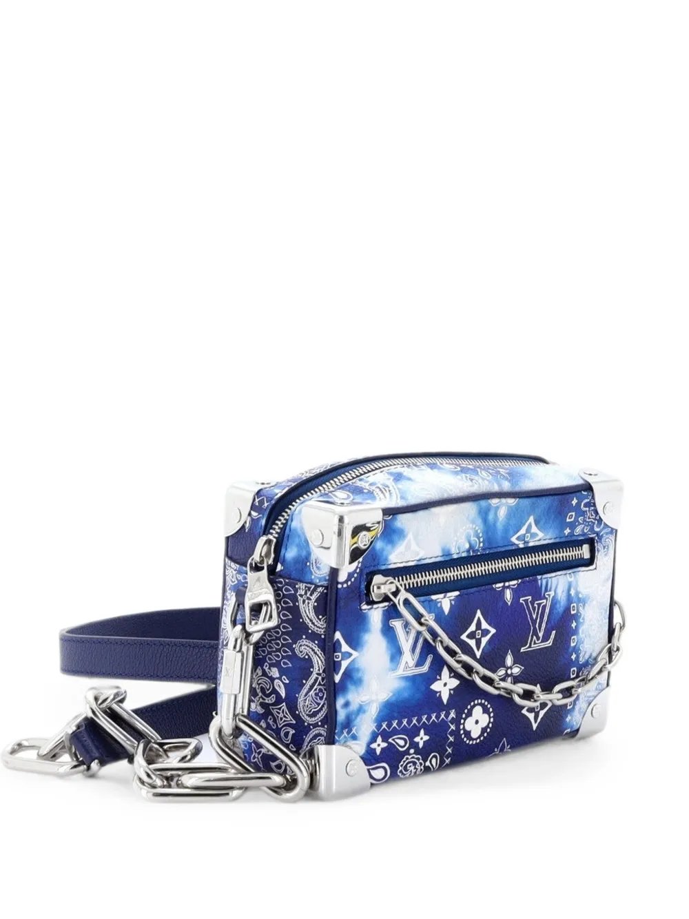 Soft Trunk Bag Limited Edition Monogram Bandana Leather Mini shoulder bag