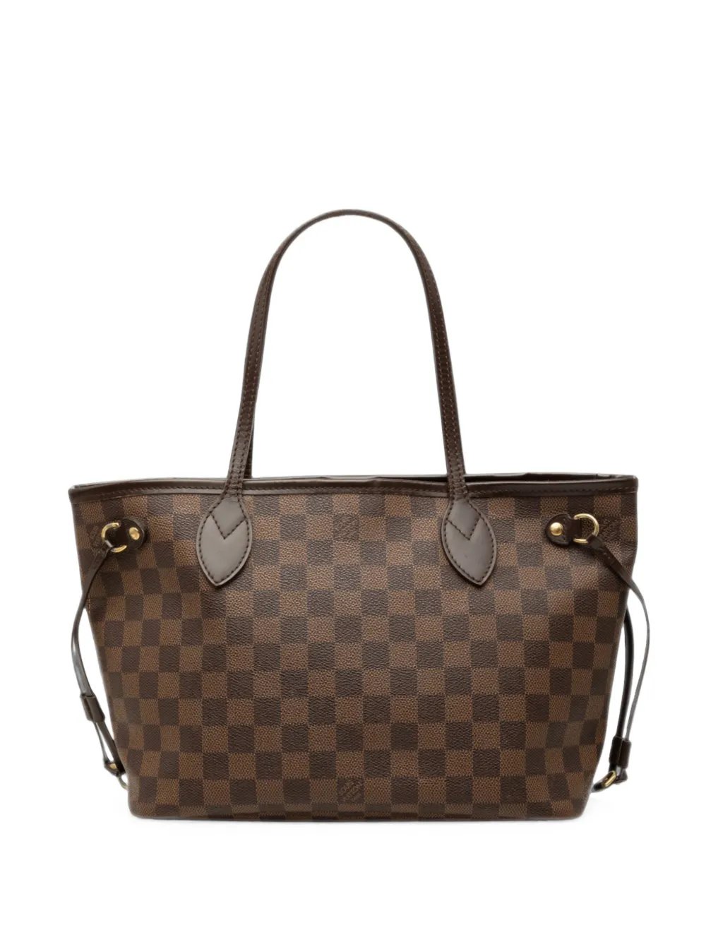Louis Vuitton 2010 Damier Ebene Neverfull PM tote bag