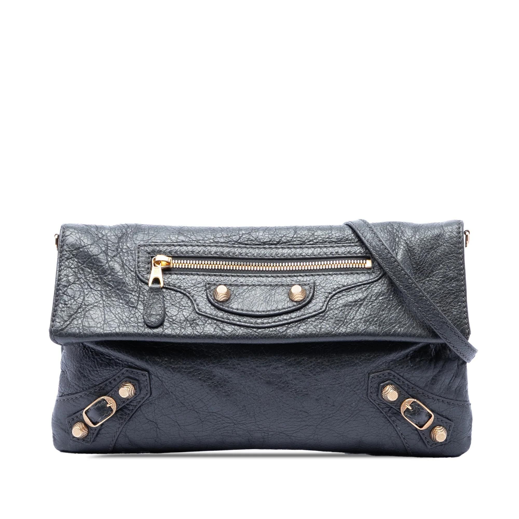 Envelop pony-style calfskin handbag