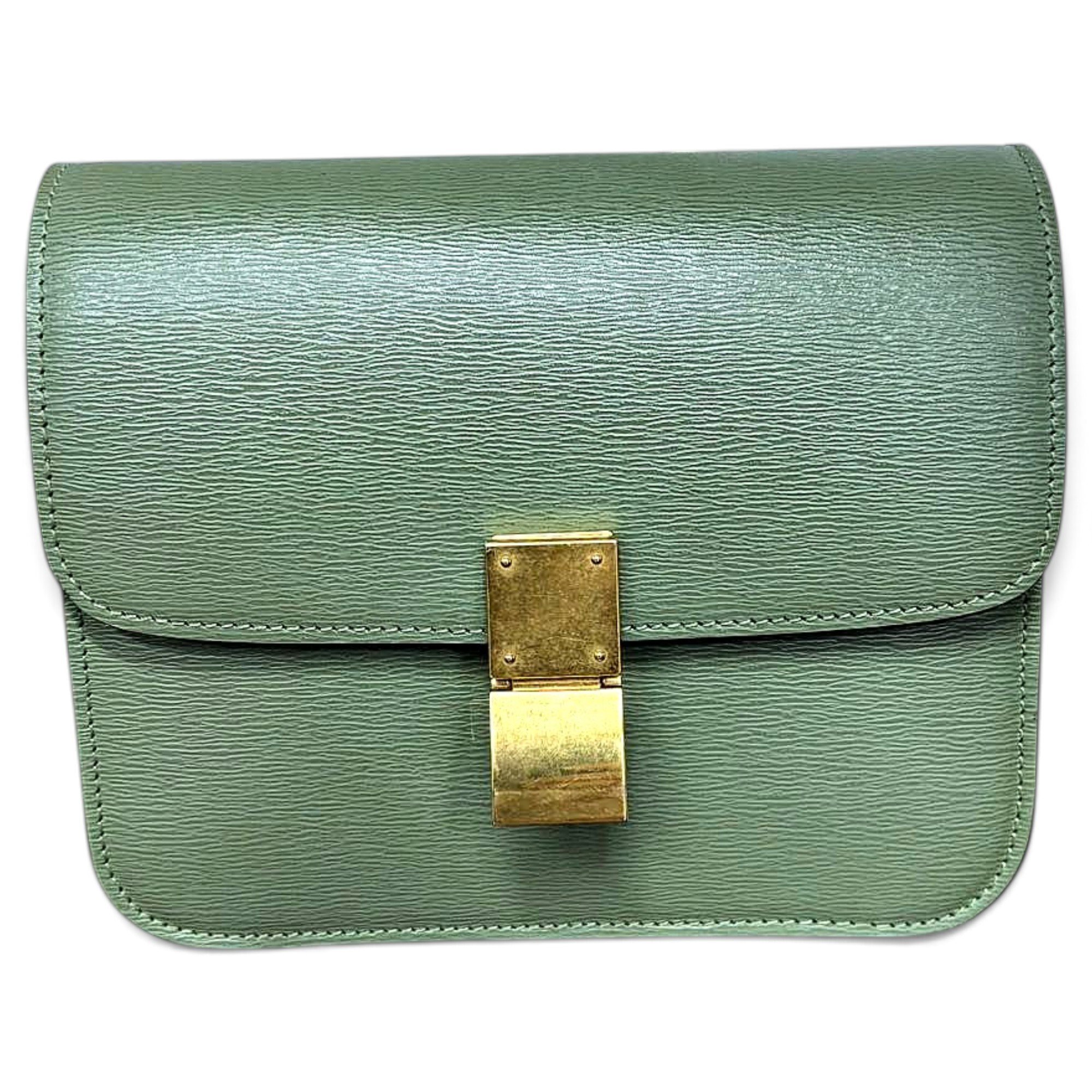 Classic leather crossbody bag